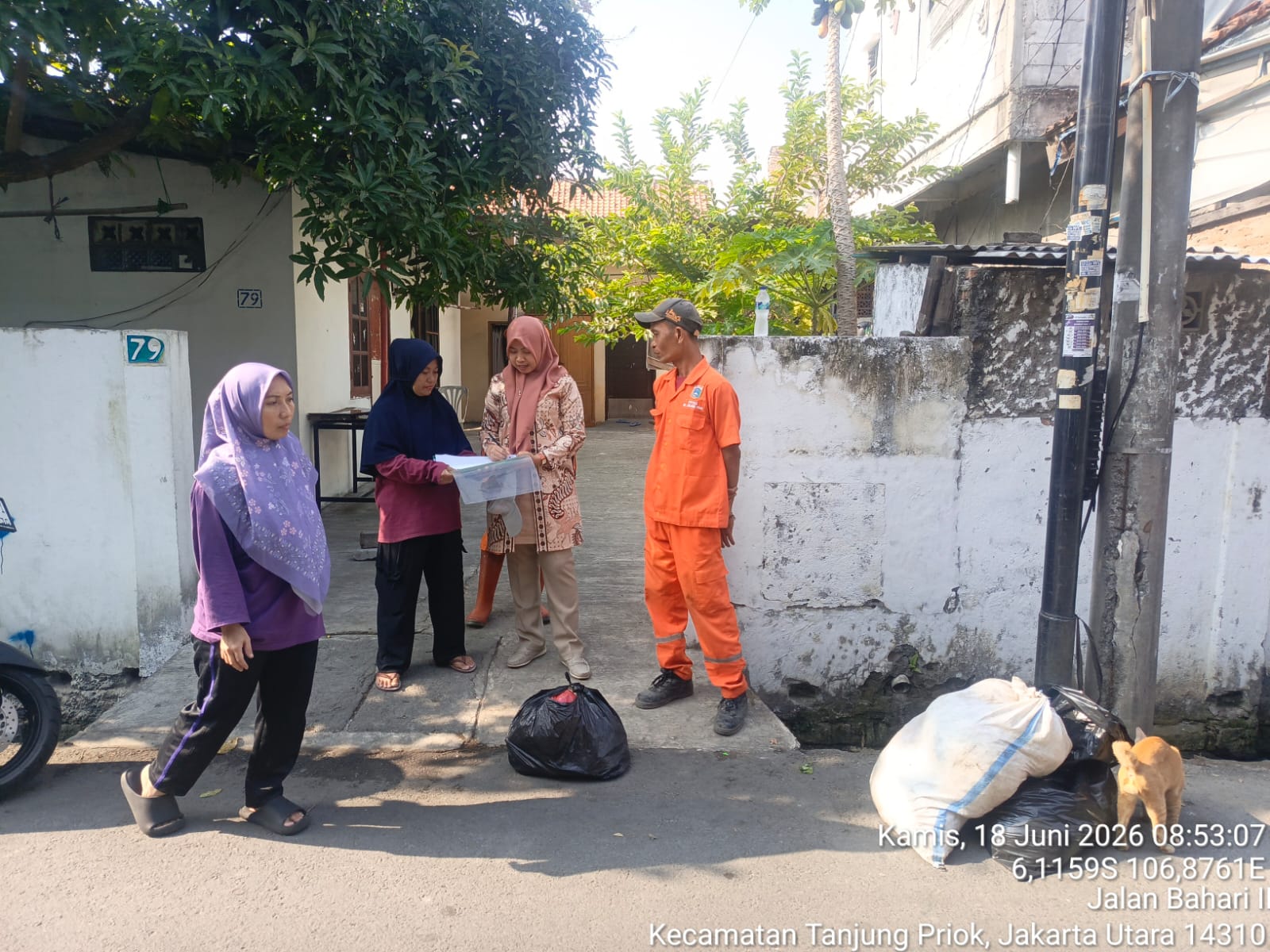 Monitoring Gerakan Pilah Sampah (GPS) di RW.04 dan RW.05 Kelurahan Tanjung Priok 3