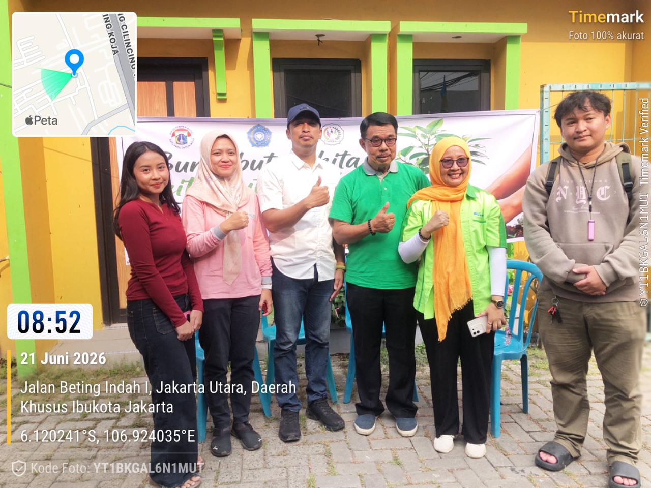 Kerja Bakti masal di wilayah RW.009 Kelurahan Semper Barat 3