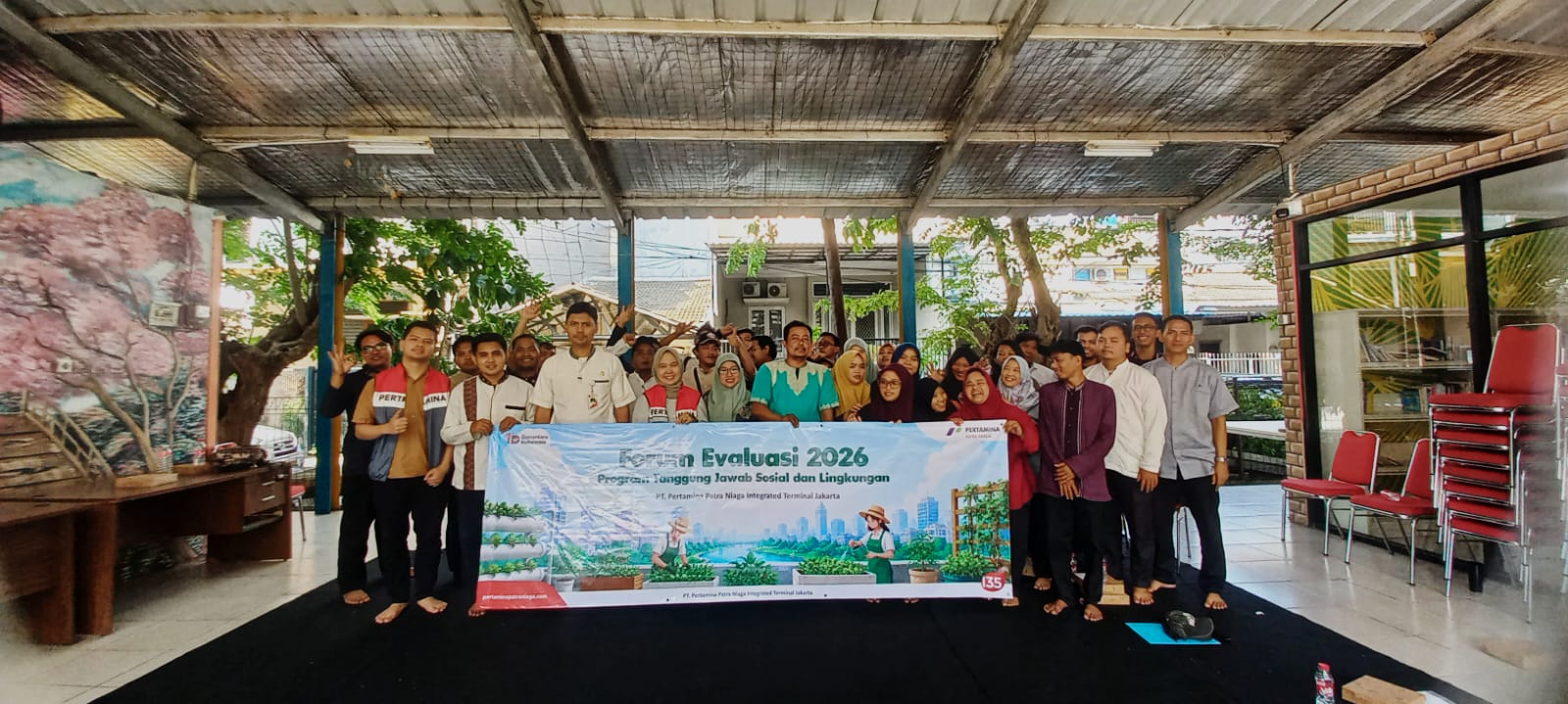 Kolaborasi Lintas Sektor, RPTRA Sunter Indah Panen 3,8 Kg Ubi Ungu dan Gelar Evaluasi Berkala 1