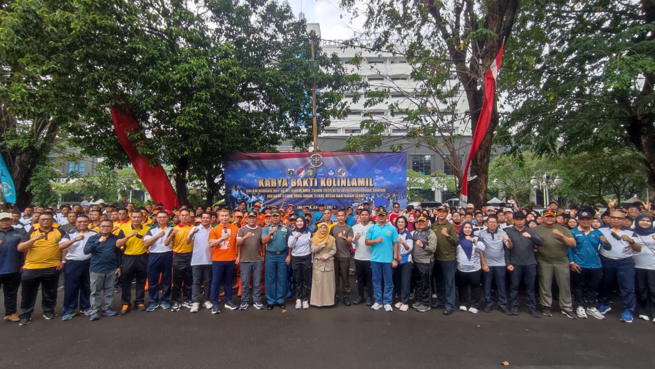 Sinergi Tanpa Batas! Tiga Pilar Bersama Warga Gelar Karya Bakti Kolinlamil 7