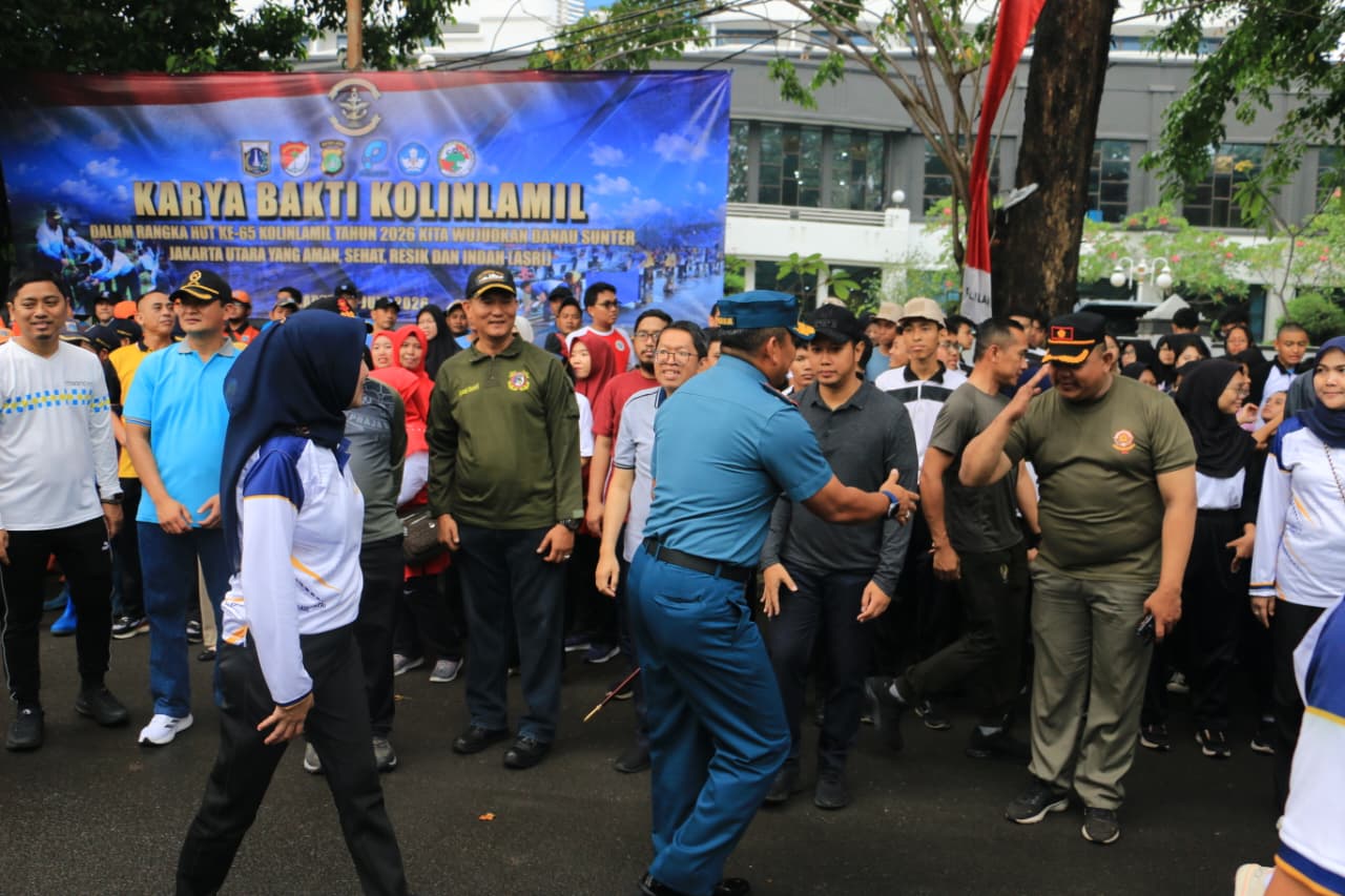 Sinergi Tanpa Batas! Tiga Pilar Bersama Warga Gelar Karya Bakti Kolinlamil 3