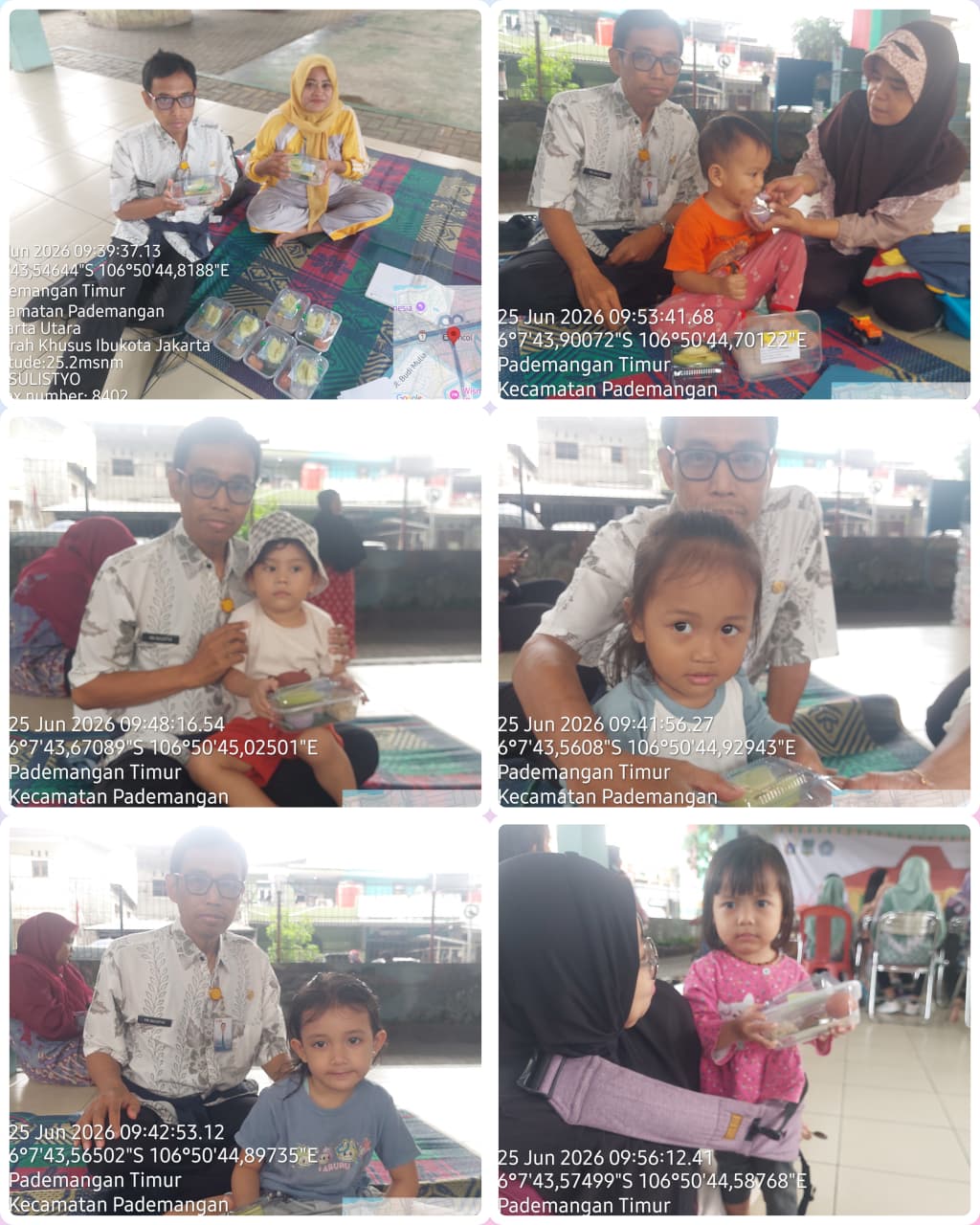 Pendistribusian PMT Lokal Hari Ke-4 Dukung Pemenuhan Gizi Balita di RW 010 Pademangan Timur 1