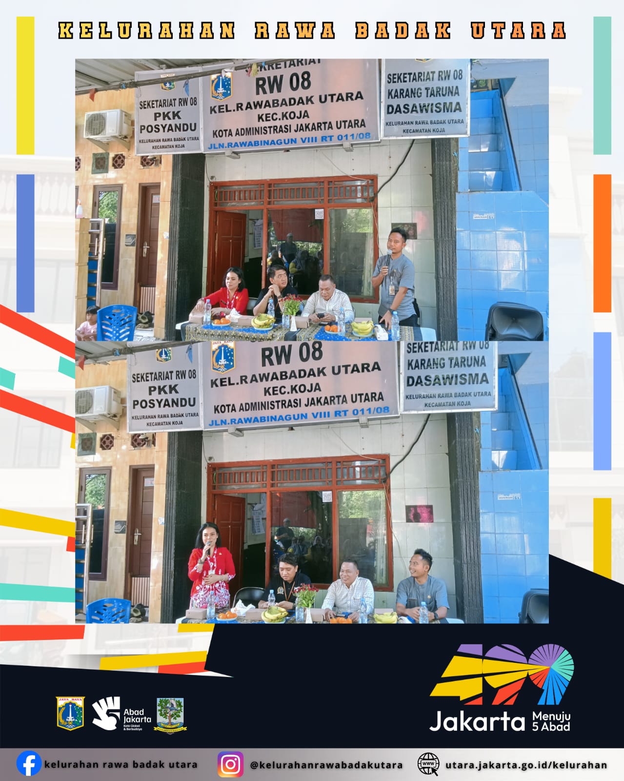 Kelurahan Rawa Badak Utara bersama unsur masyarakat RW 08 mengikuti kegiatan Sosialisasi Pilah Sampah dan Pengolahan Sampah dari Sumbernya 3