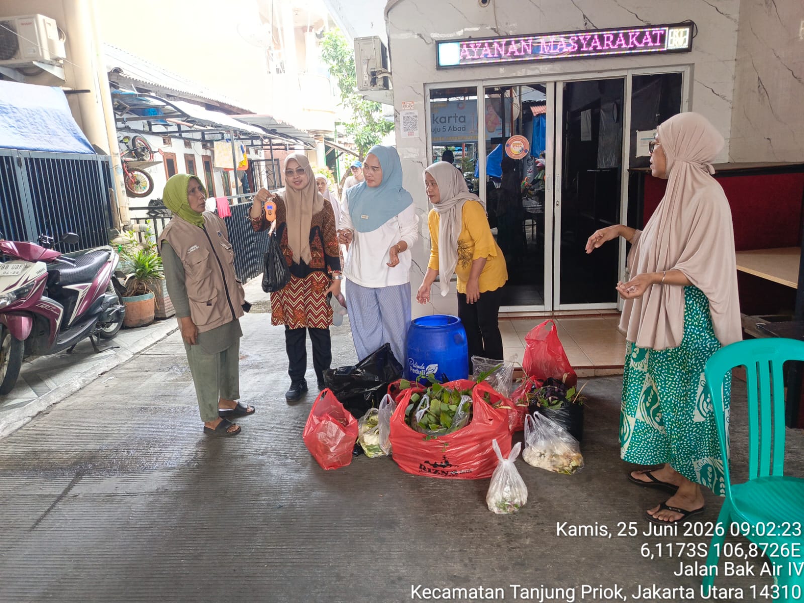 Monitoring Gerakan Pemilahan Sampah di RW.05 Kelurahan Tanjung Priok 1
