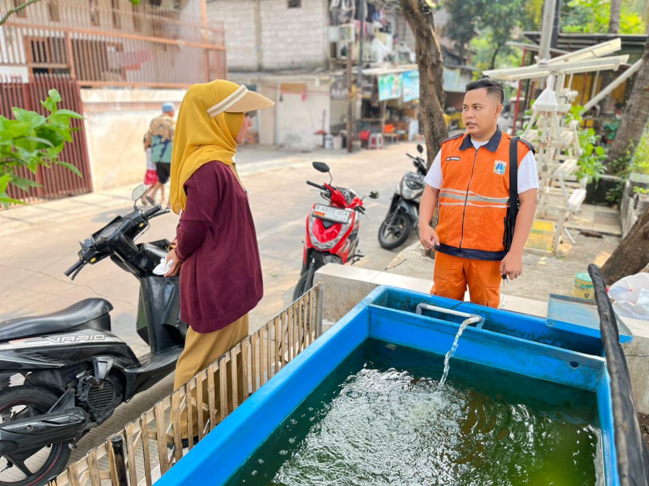 Monitoring Kasi Ekbang Terkait Penataan Kawasan TW 3 dan Pengembangan Hidroponik Zona PPSU Kelurahan Pademangan Timur Selasa, 30 Juni 2026 5