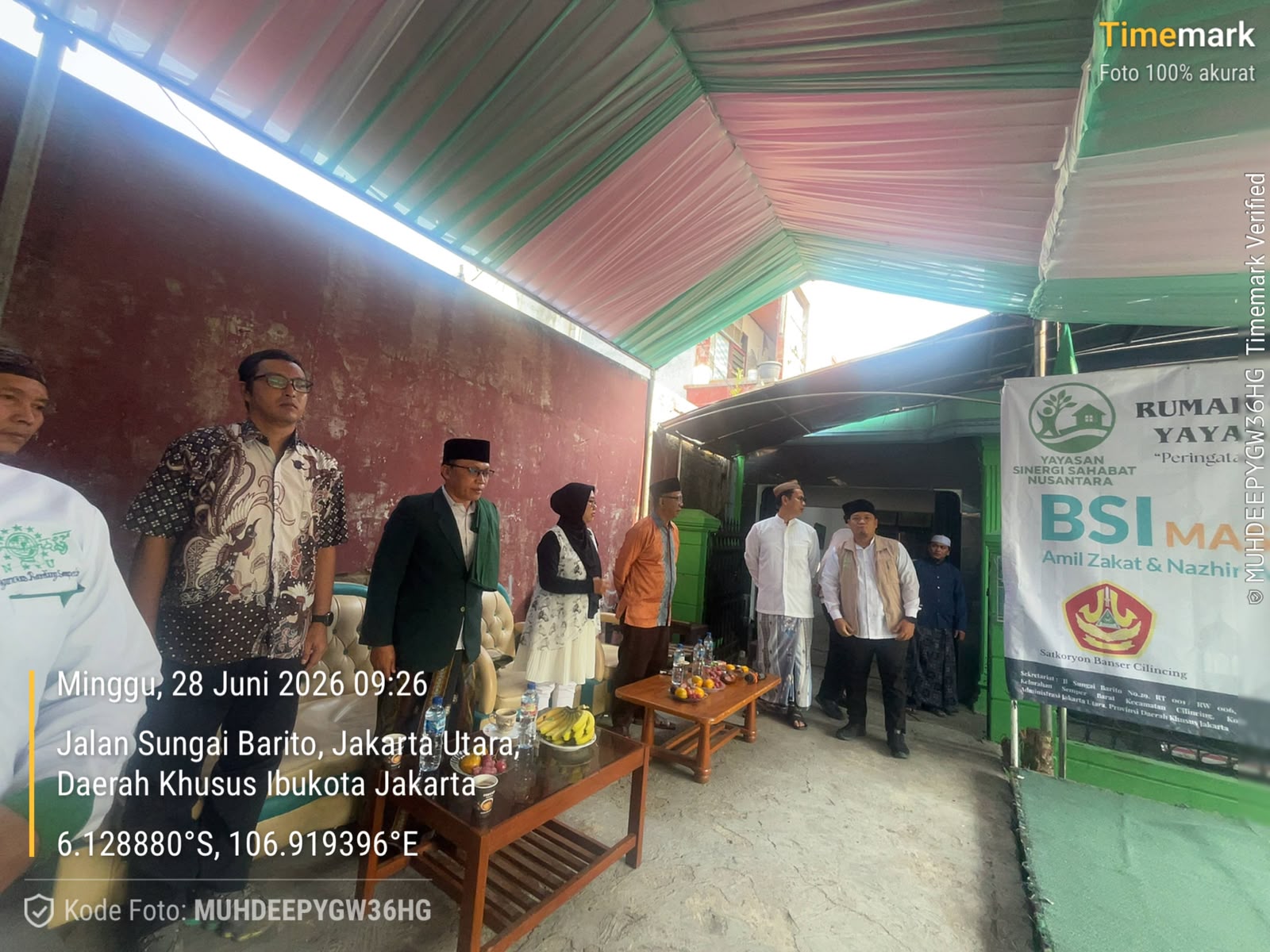 Peringatan hari besar islam Muharrmam santunan yatim dan duafa. 3