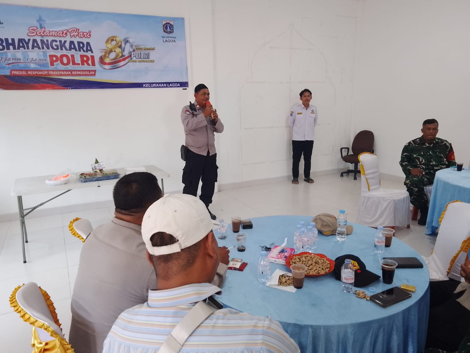 Komponen Masyarakat Kelurahan Lagoa Peringati HUT Bhayangkara ke-80 2