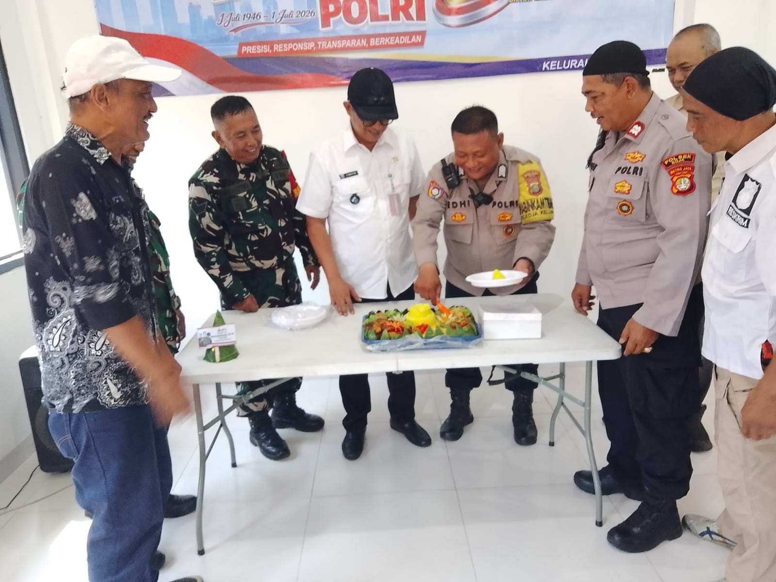 Komponen Masyarakat Kelurahan Lagoa Peringati HUT Bhayangkara ke-80 3