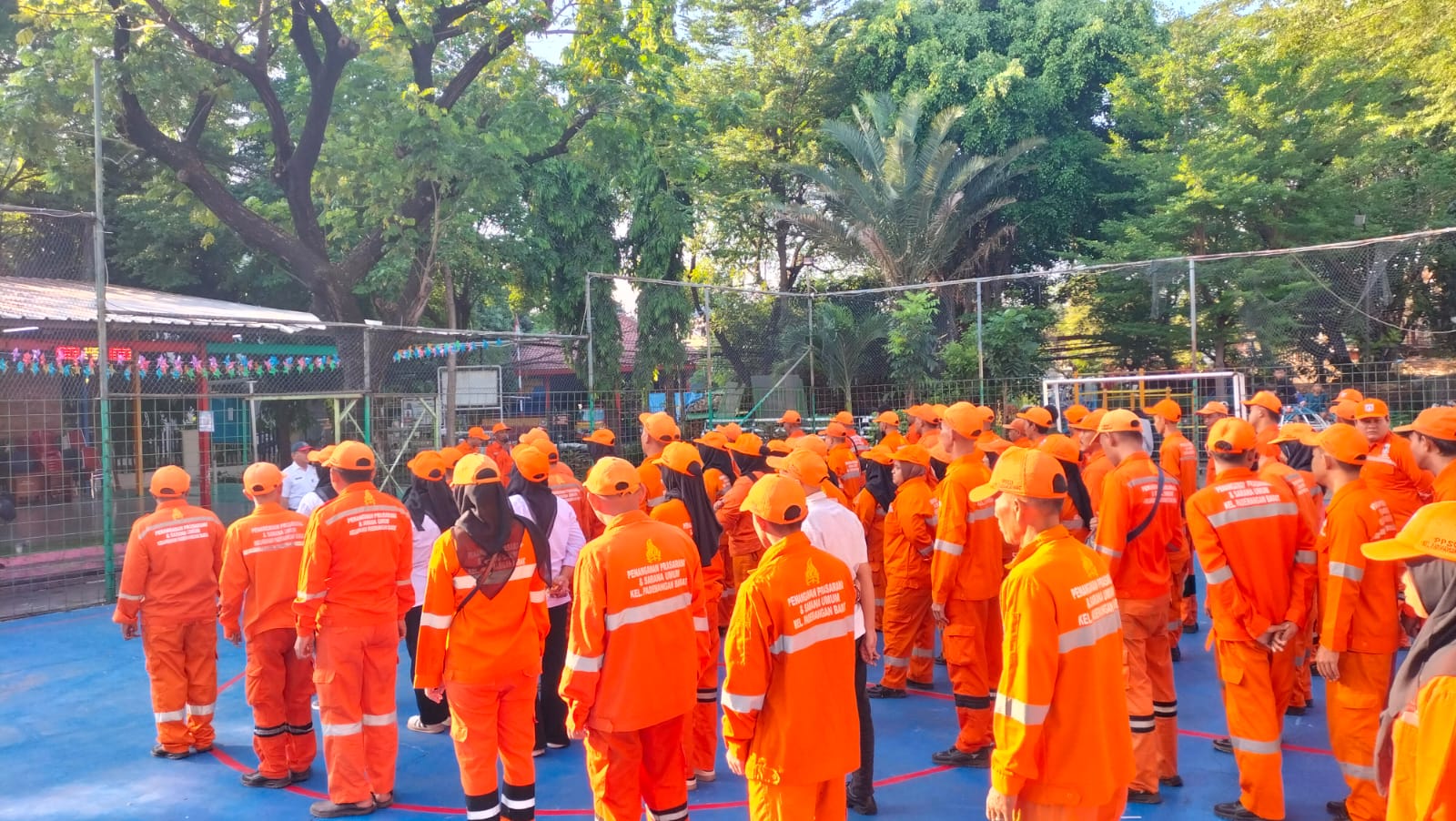 Kegiatan Apel Pagi PJLP PPSU dan PJLP RPTRA. 1