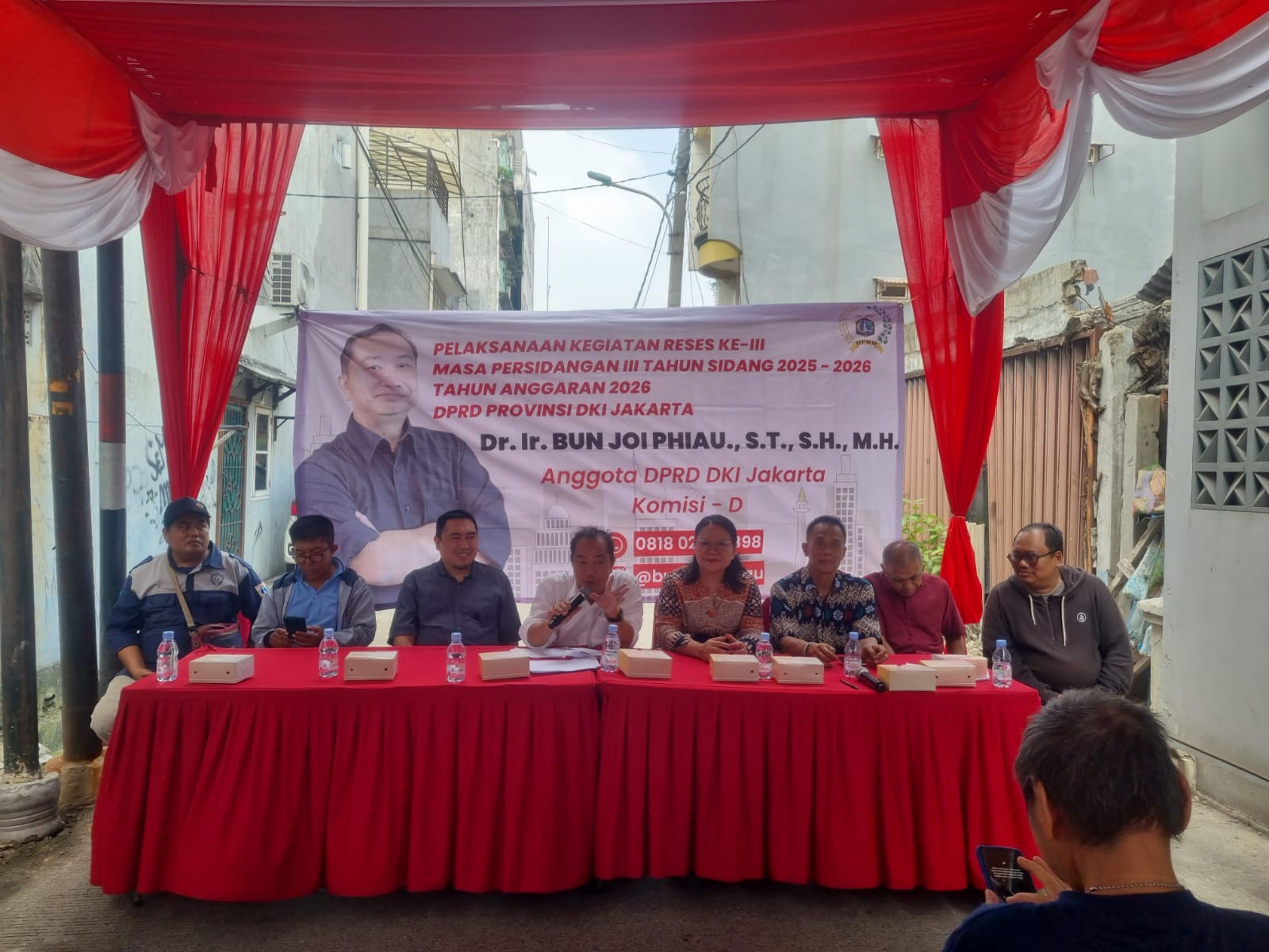 Kegiatan Serap Aspirasi (Reses) Ke-3 Anggota DPRD DKI Jakarta Komisi D Bapak Dr. Ir. Bun Joi Phiau Tahun Anggaran 2026 4