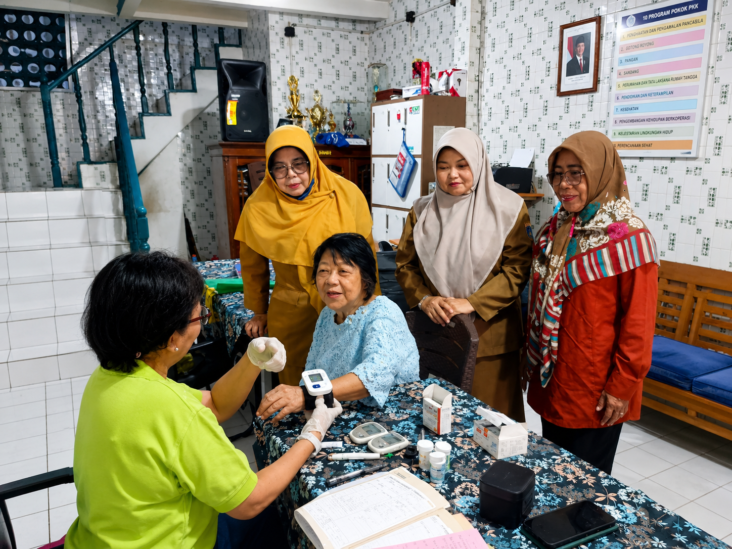Kegiatan Posyandu Lansia RW 009 Kelurahan Pademangan Timur 2
