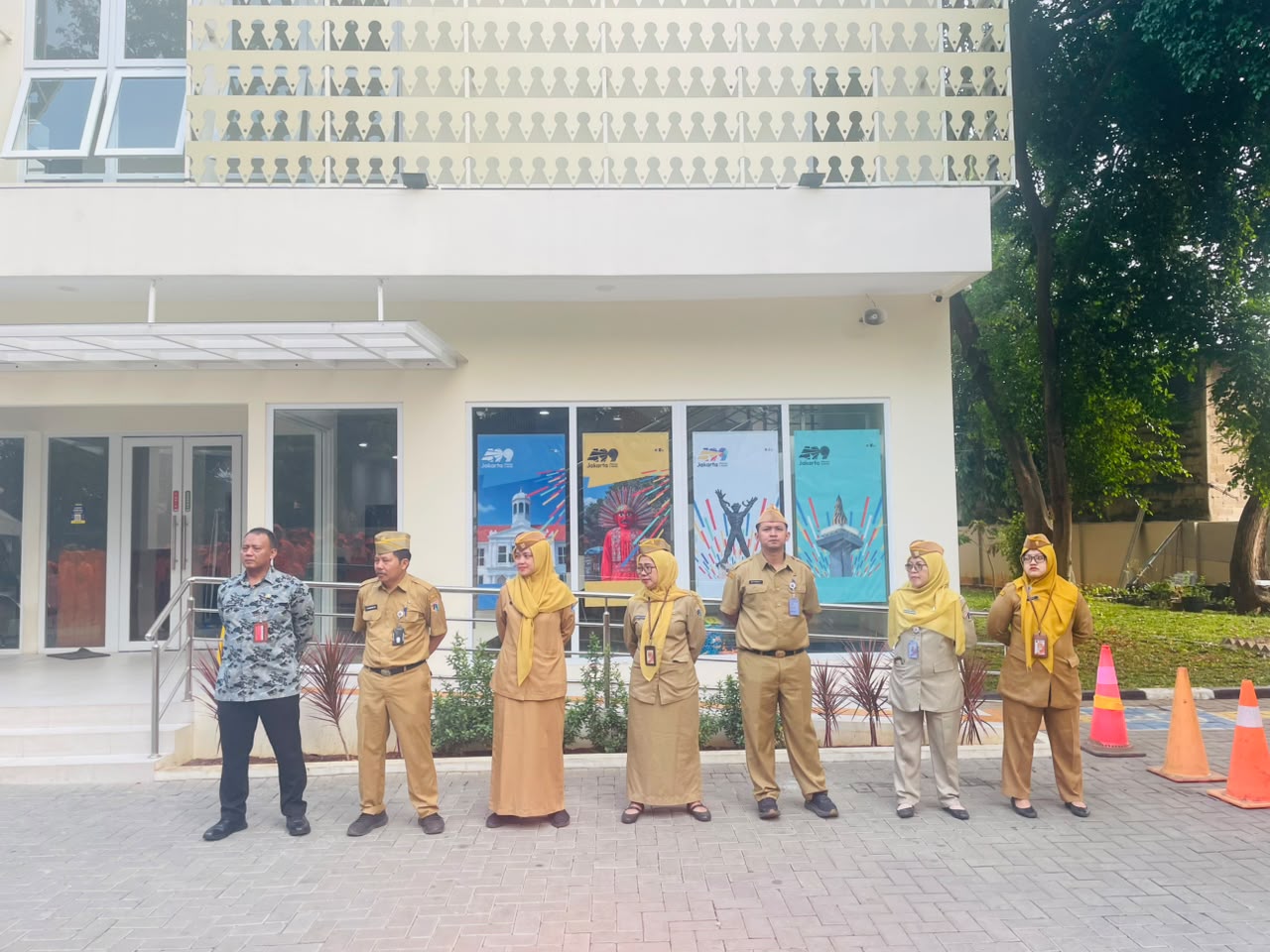 Apel Pagi  ASN & PPSU Kelurahan Semper Barat yang dipimpin oleh Sekretaris Camat Kecamatan Cilincing 2