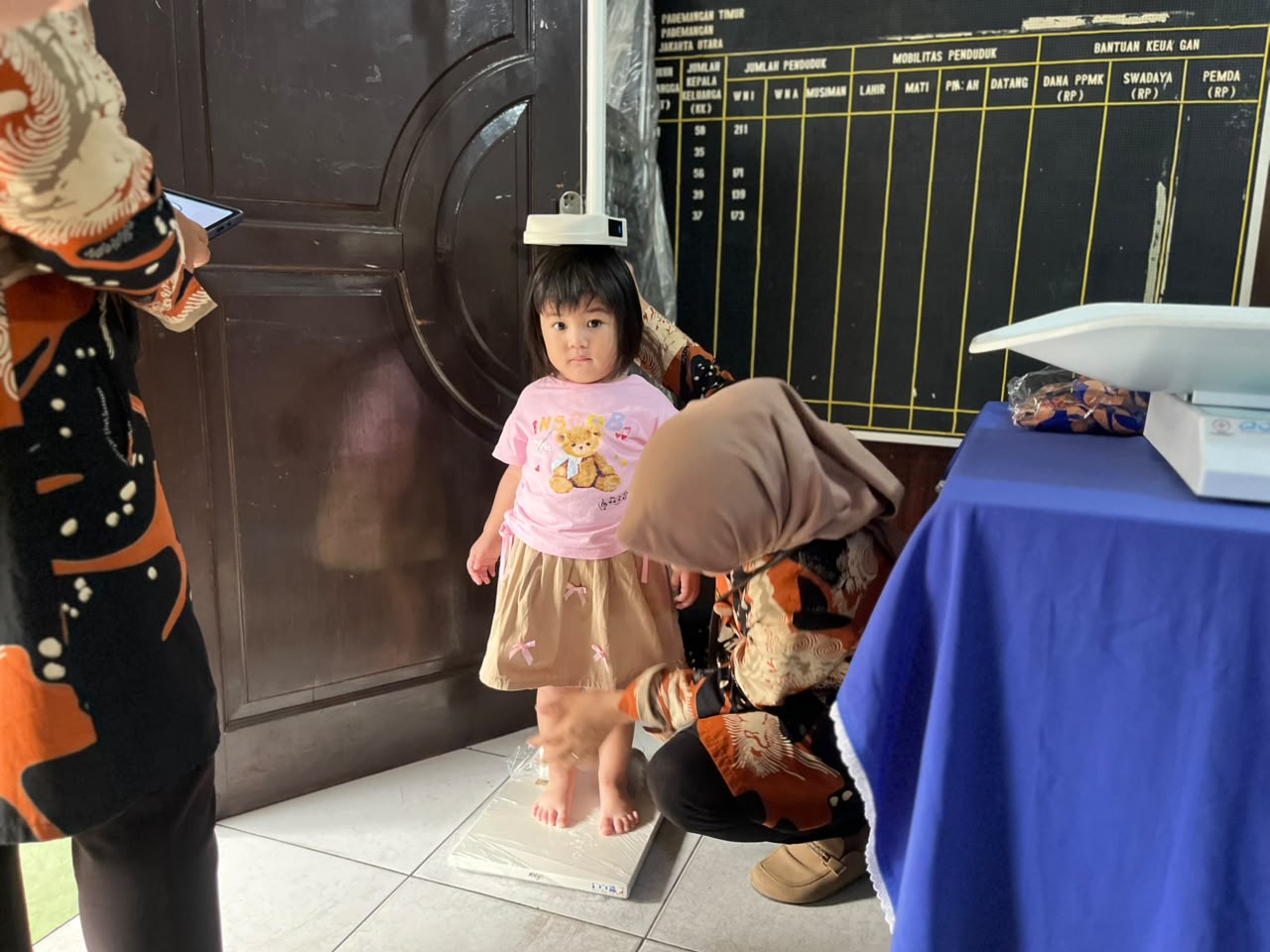 Monitoring Kasi Kesra dalam Pelaksanaan Posyandu Balita dan Lansia RW 006 Kelurahan Pademangan Timur 6