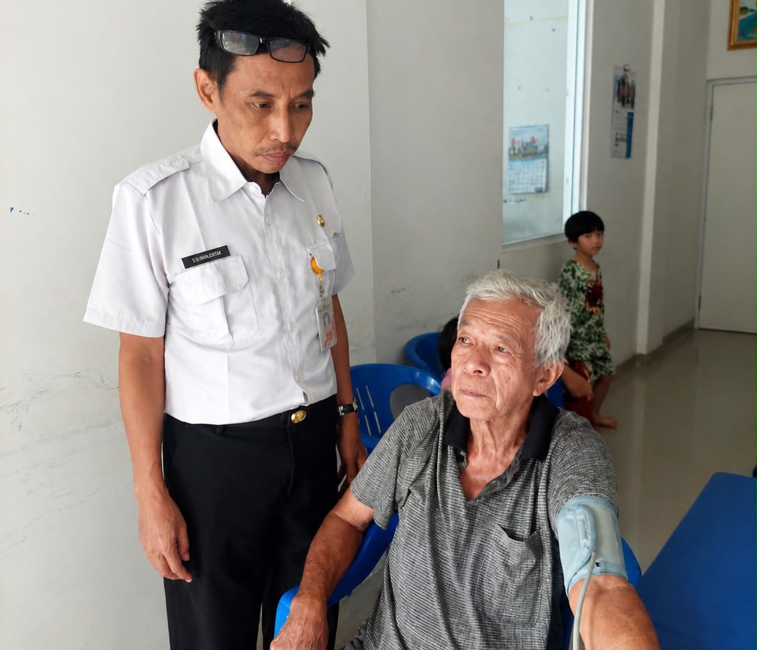 Pelaksanaan Posyandu Lansia dan Balita RW 004 Kelurahan Pademangan Timur 3