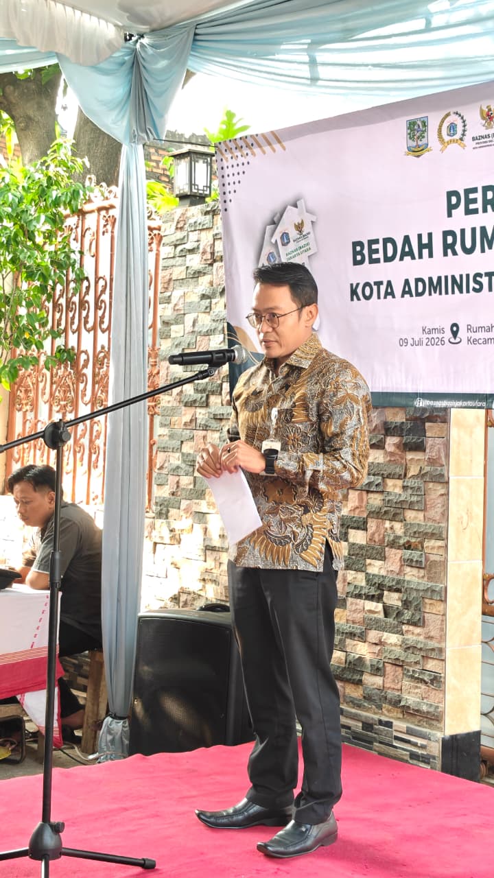 Lurah Rawa Badak Selatan Hadiri Peresmian Program Bedah Rumah BAZNAS (BAZIS) Tahap I Tahun 2026 di Kelurahan Lagoa 6