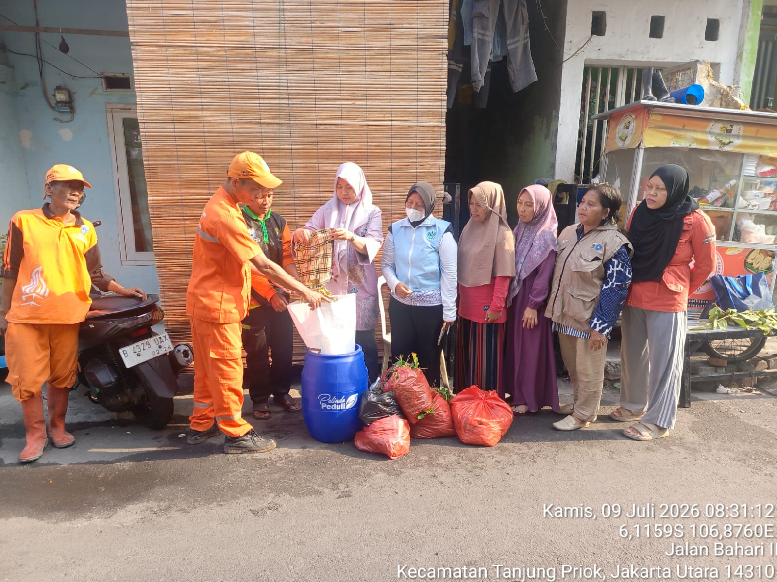 Monitoring Gerakan Pilah Sampah di RW.04 Kelurahan Tanjung Priok 1
