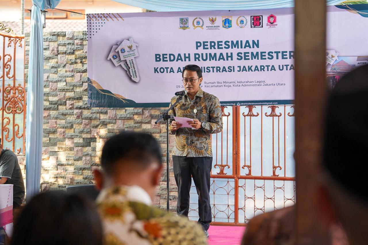 PERESMIAN BEDAH RUMAH SEMESTER 1 YANG BERLOKASI DI KELURAHAN LAGOA, KECAMATAN KOJA , KOTA ADMINISTRASI JAKARTA UTARA 3