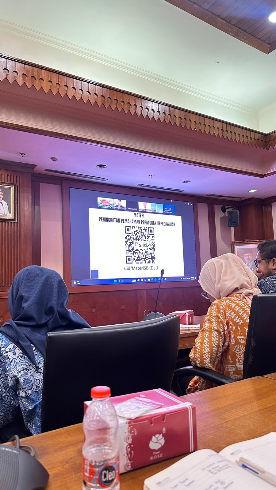 Sekretaris Kelurahan Pademangan Barat Hadiri Sosialisasi Peningkatan Pemahaman Peraturan Kepegawaian ASN 1