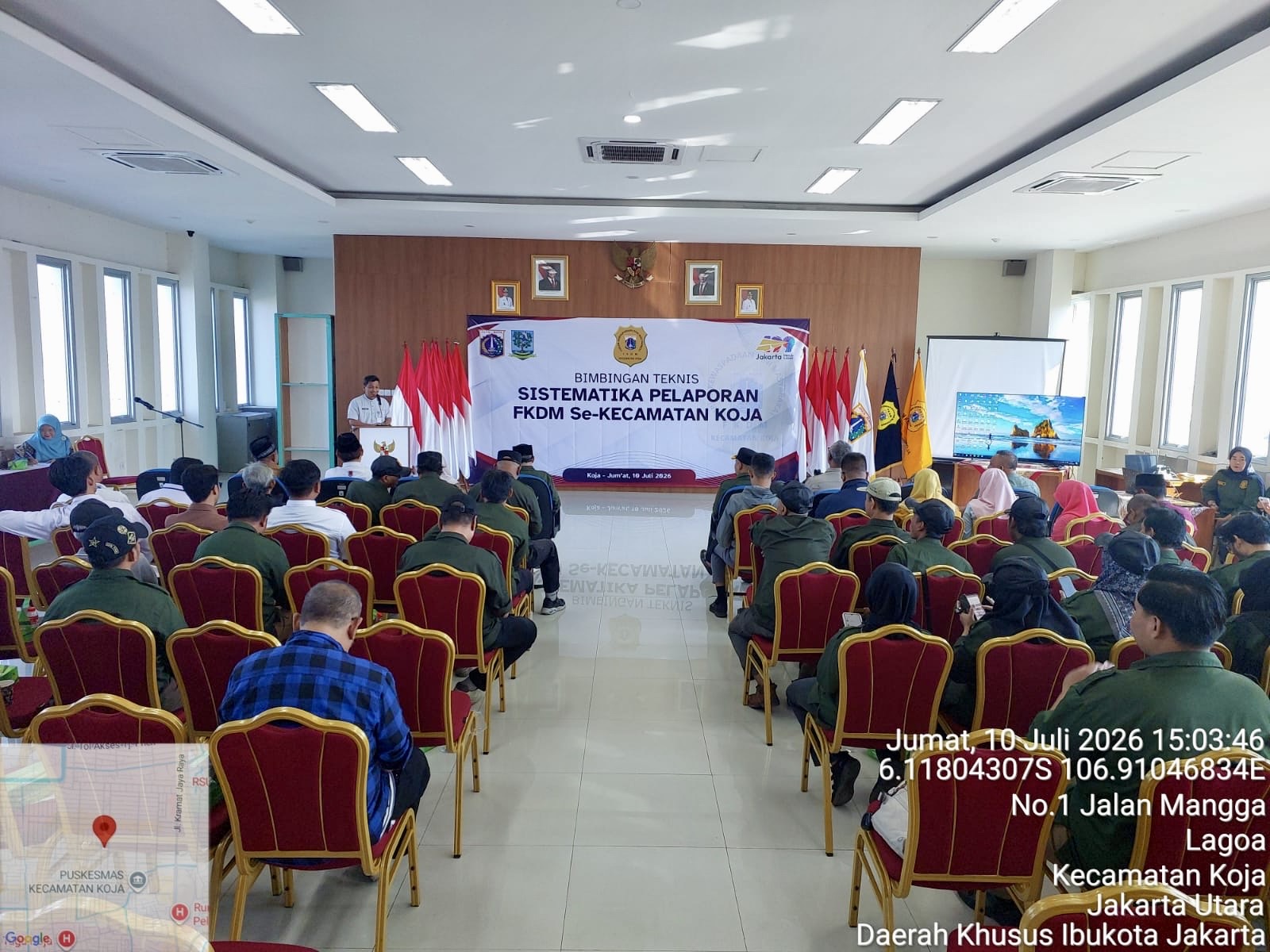 Bimbingan Teknis Sistematika Pelaporan FKDM se Kecamatan Koja 1