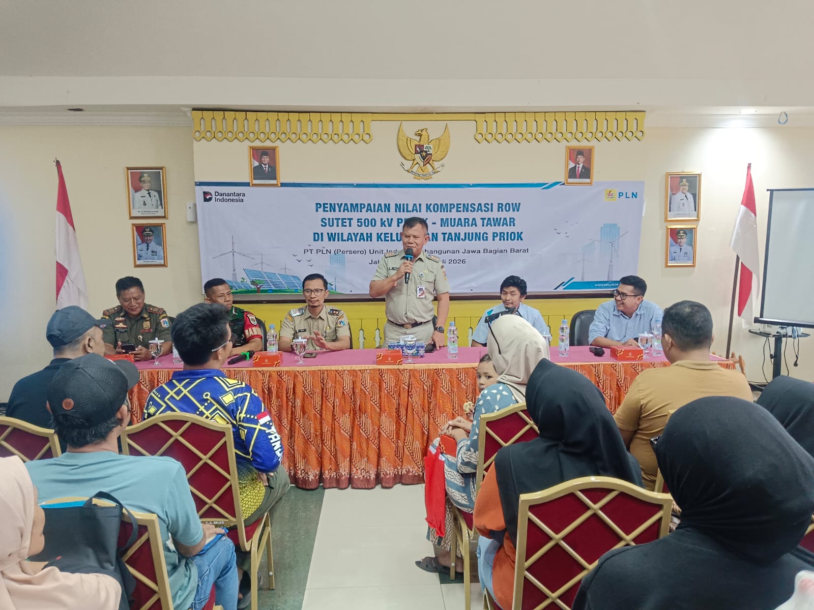 Kegiatan Penyampaian Nilai Kompensasi SUTET 500 kV Priok–Muara Tawar di Wilayah Kelurahan Tanjung Priok 3