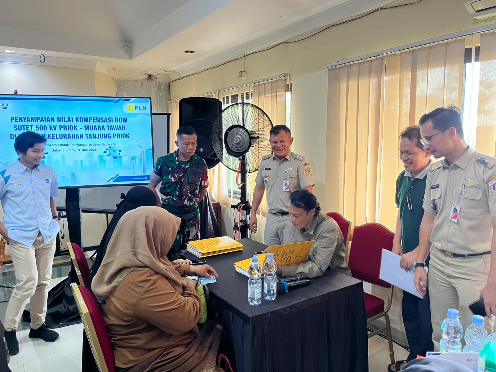 Kegiatan Penyampaian Nilai Kompensasi SUTET 500 kV Priok–Muara Tawar di Wilayah Kelurahan Tanjung Priok 4
