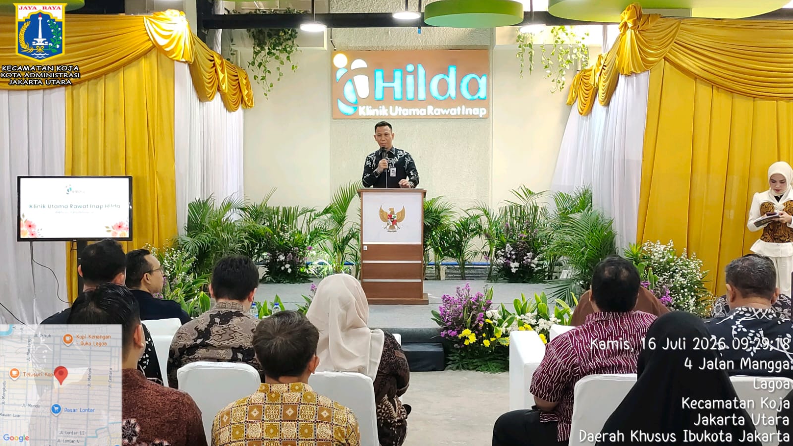 Grand Opening Klinik Hilda Utama Rawat Inap, berlokasi di kelurahaan lagoa , kecamatan koja 1