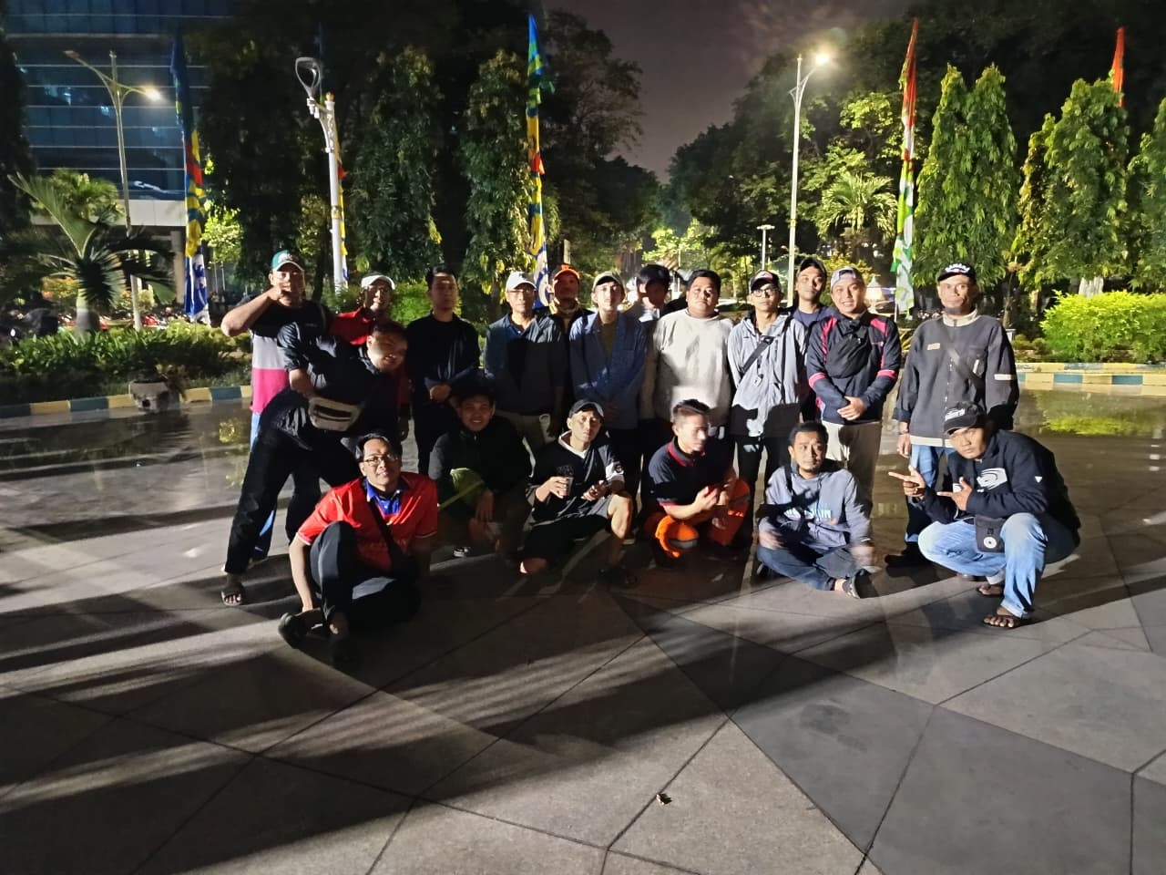 kegiatan Nonton Bareng (Nobar) yang diselenggarakan di lingkungan Kantor Walikota Administrasi Jakarta Utara, Tanjung Priok 3