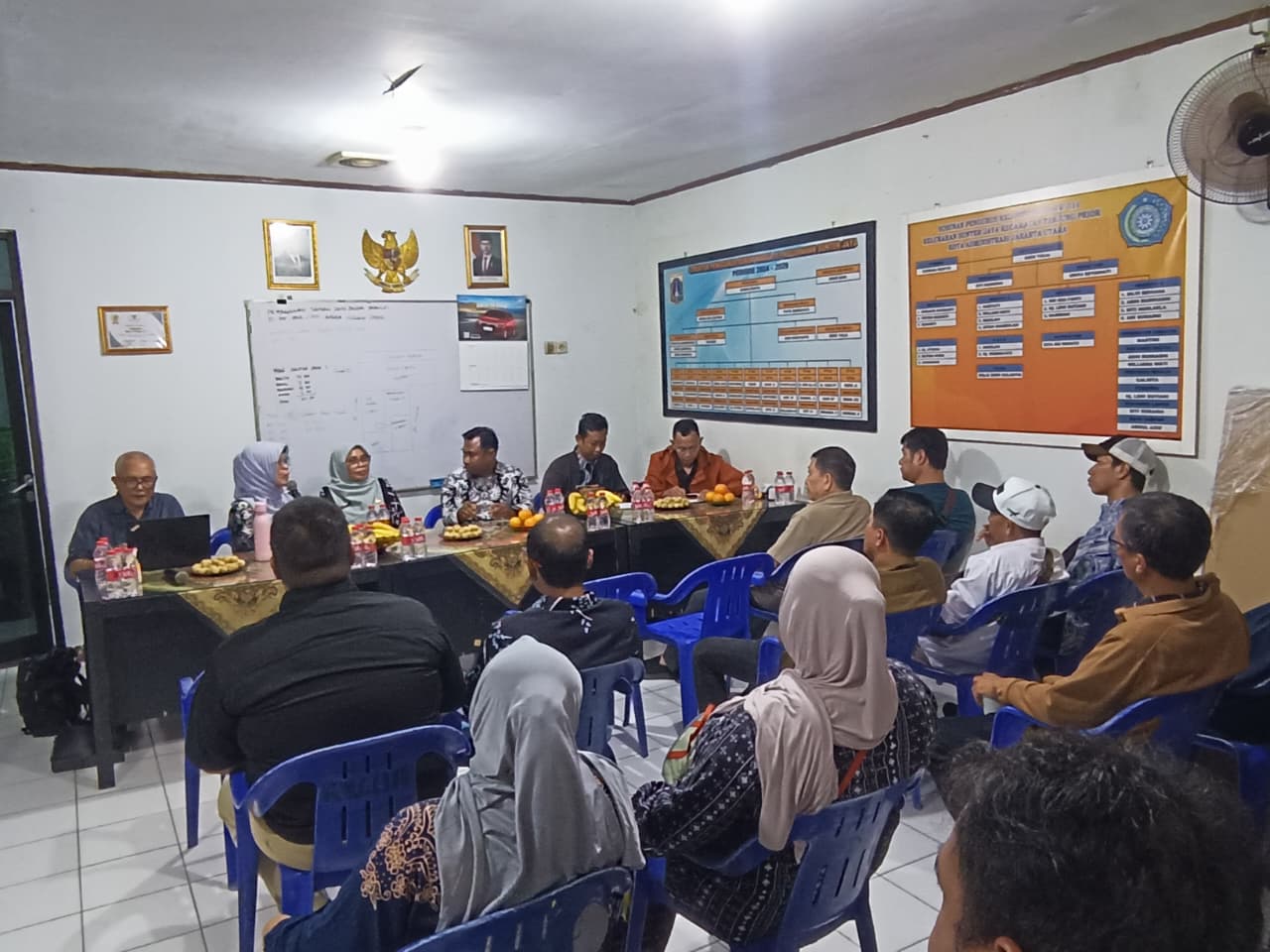 kegiatan Sosialisasi Pembangunan Ruang Terbuka Hijau (RTH) yang digelar bersama warga di wilayah RW 011, Kelurahan Sunter Jaya 3