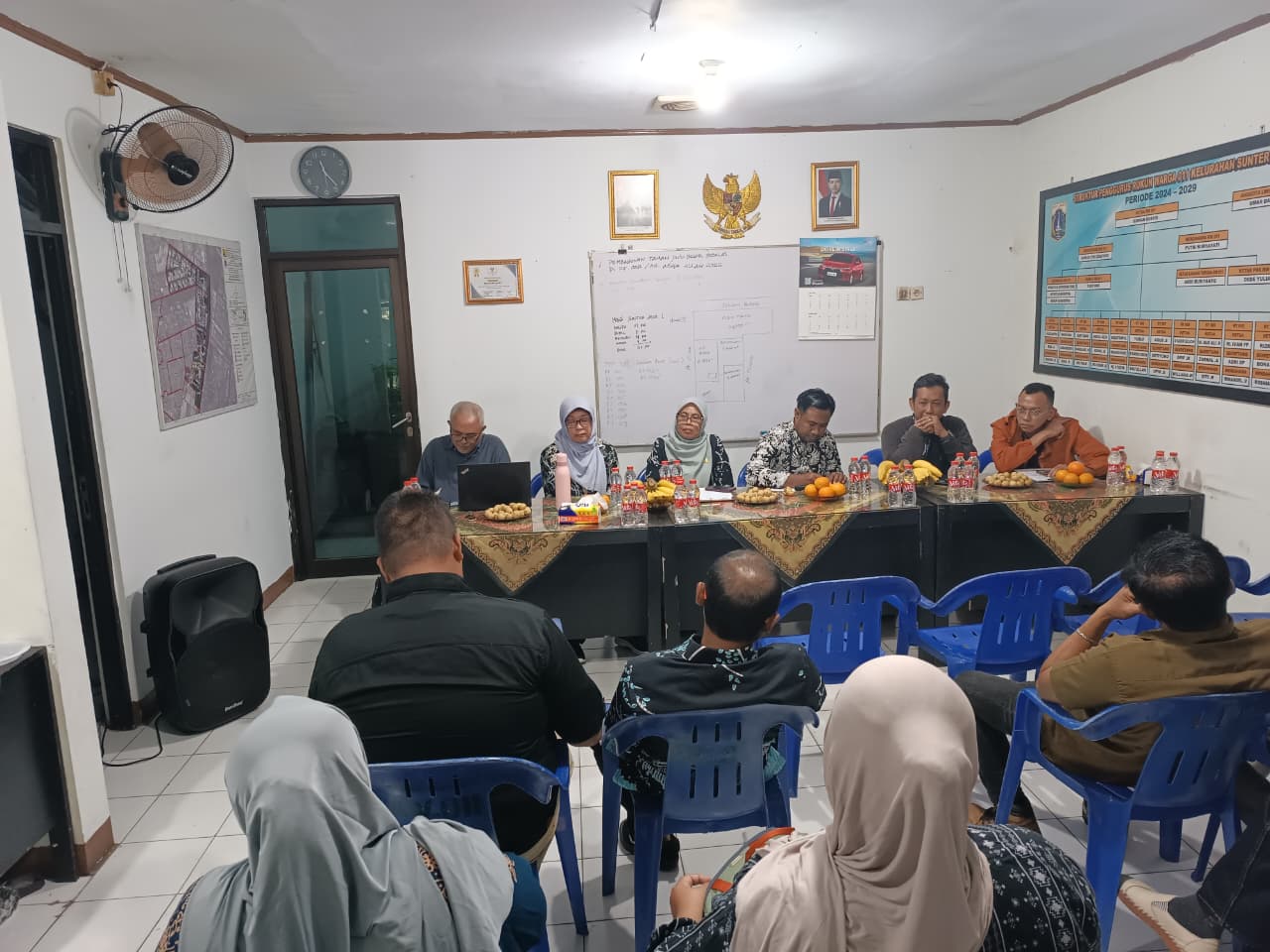 kegiatan Sosialisasi Pembangunan Ruang Terbuka Hijau (RTH) yang digelar bersama warga di wilayah RW 011, Kelurahan Sunter Jaya 5
