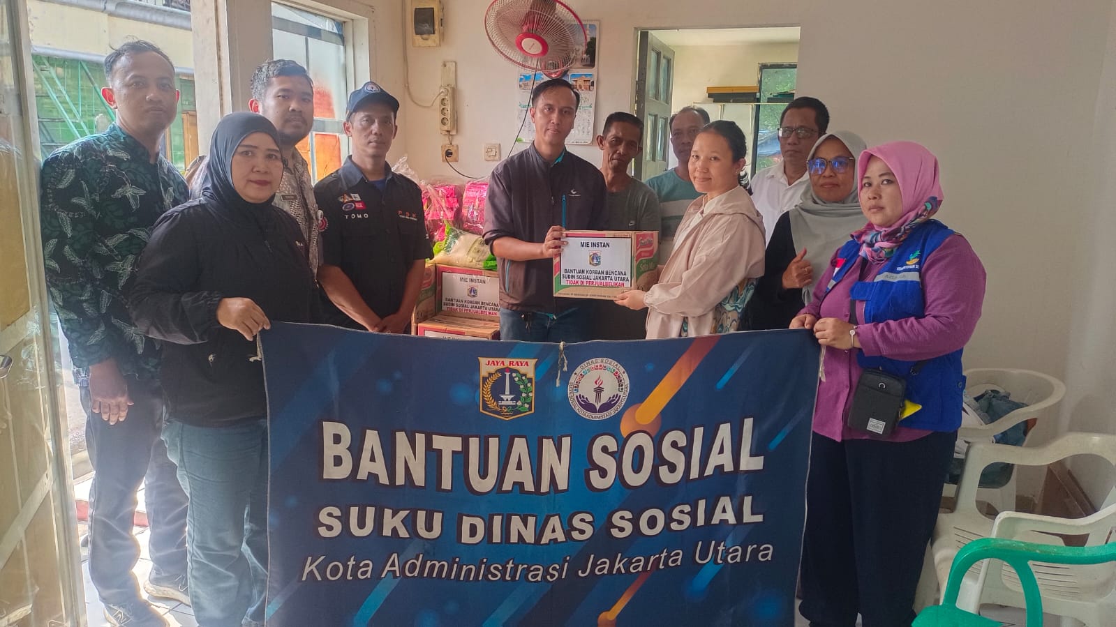 musibah kebakaran di wilayah RT 013 RW 06, Kelurahan Sunter Jaya 3