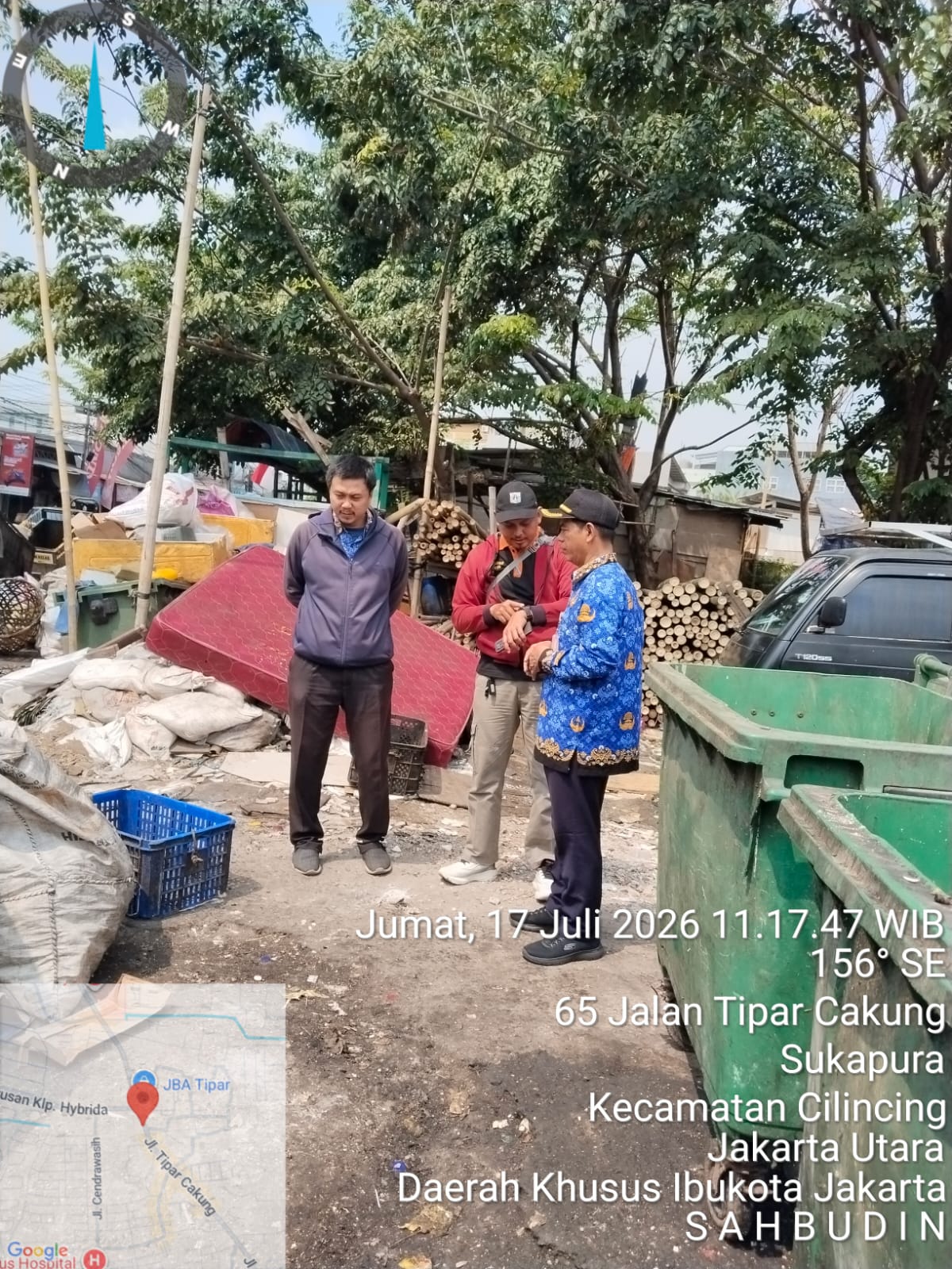 Sinergi Atasi Sampah: Anggota DPRD Bu Neneg Hasanah dan Lurah Sukapura Tinjau TPS RW 02 2
