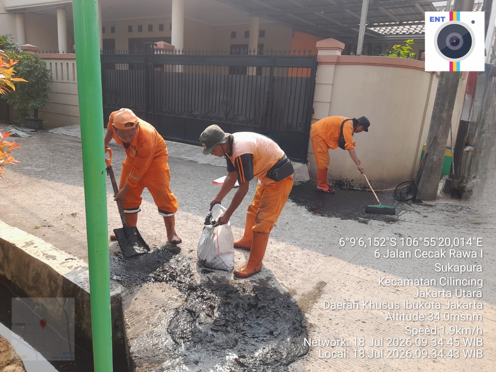 Antisipasi Genangan, PPSU Kuras Saluran Air di RT 13 RW 06 Kelurahan Sukapura 1