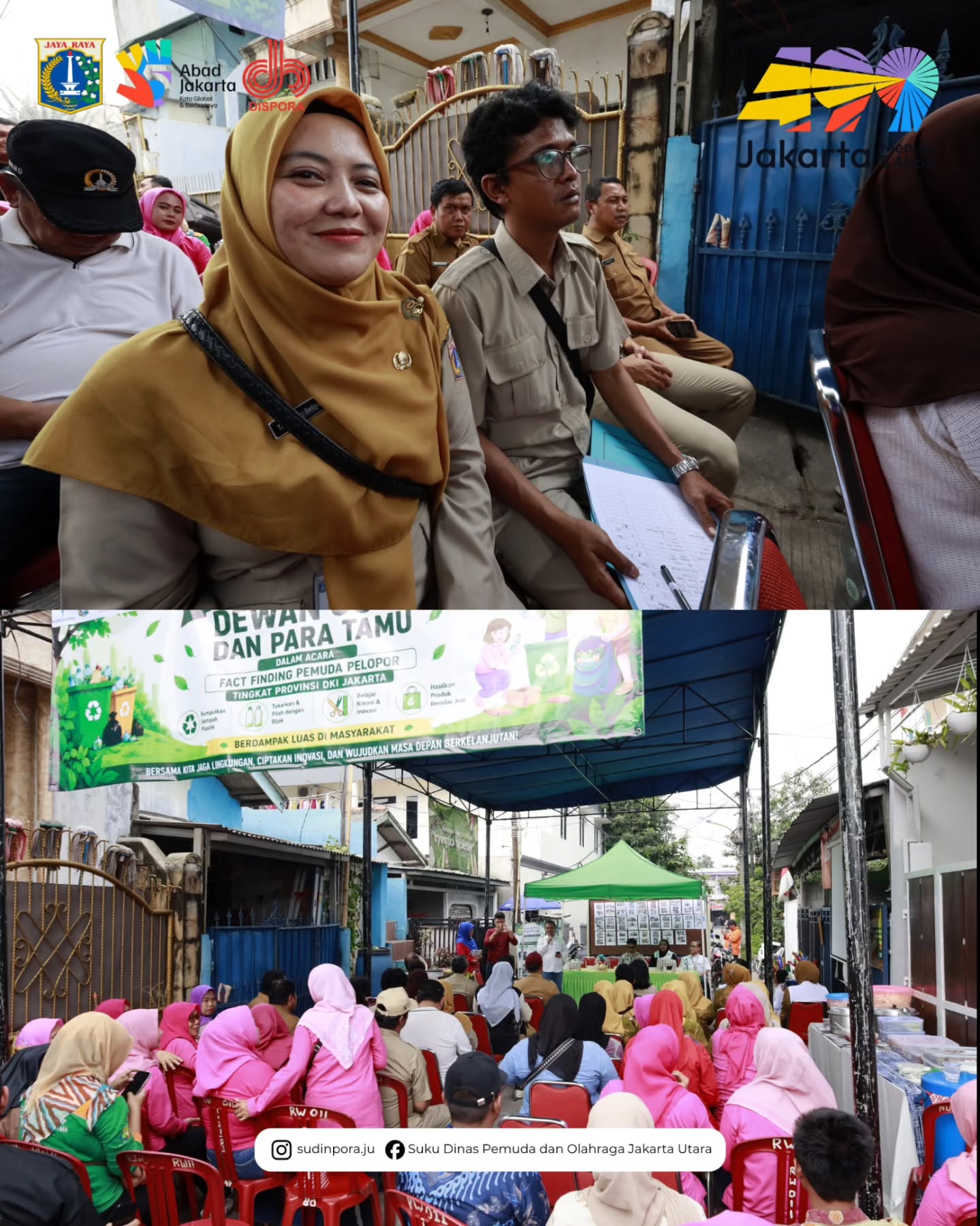 Dua finalis Pemuda Pelopor Tingkat Provinsi DKI Jakarta Tahun 2026 perwakilan Kota Administrasi Jakarta Utara hari ini menjalani tahapan fact finding 5