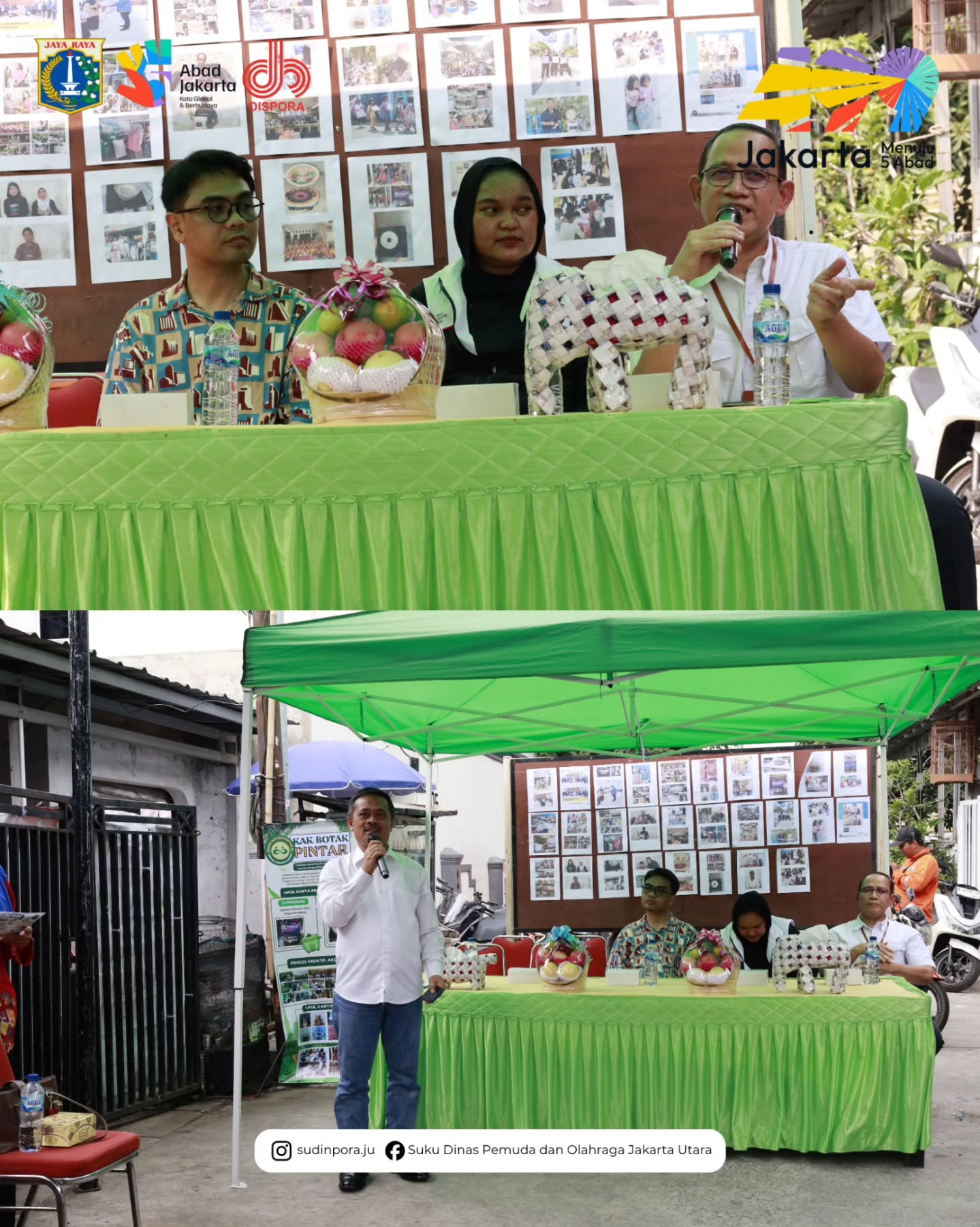 Dua finalis Pemuda Pelopor Tingkat Provinsi DKI Jakarta Tahun 2026 perwakilan Kota Administrasi Jakarta Utara hari ini menjalani tahapan fact finding 1
