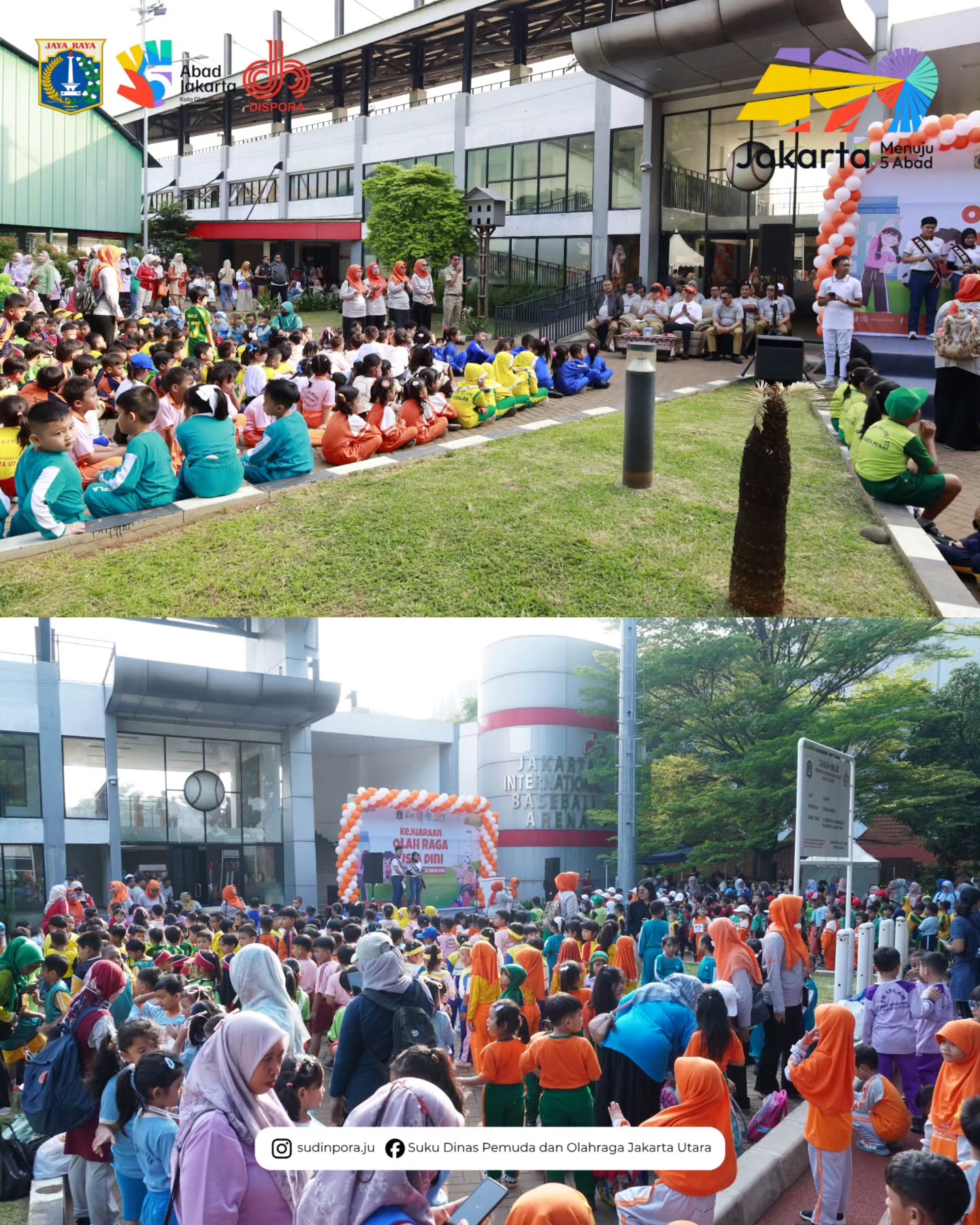 Jakarta Utara kembali berhasil mempertahankan gelar Juara Umum pada Kejuaraan Olahraga Usia Dini Provinsi DKI Jakarta Tahun 2026 1