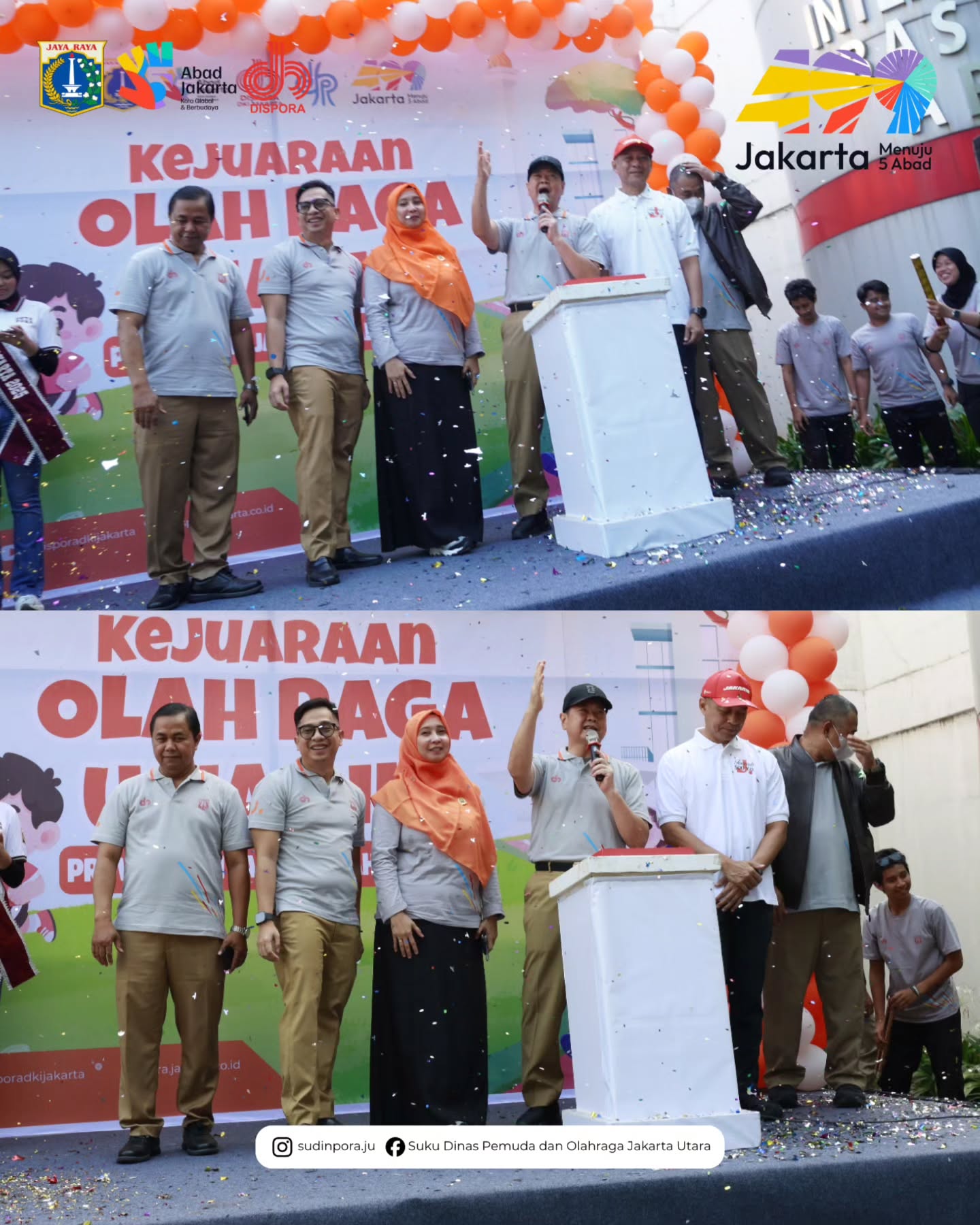 Jakarta Utara kembali berhasil mempertahankan gelar Juara Umum pada Kejuaraan Olahraga Usia Dini Provinsi DKI Jakarta Tahun 2026 5