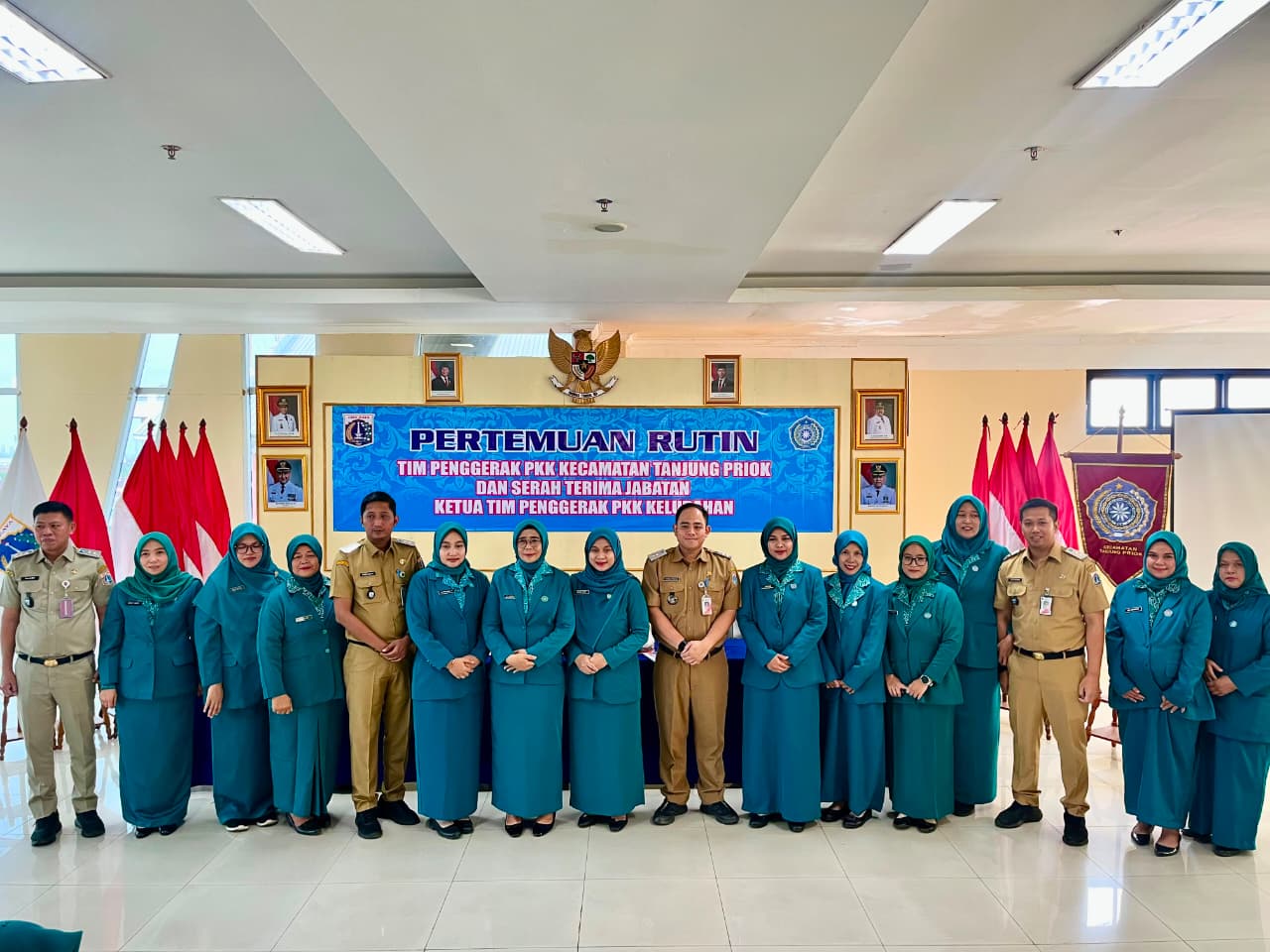 Lurah Papanggo Hadiri Serah Terima Jabatan Ketua Tim Penggerak PKK Kelurahan di Kecamatan Tanjung Priok 3
