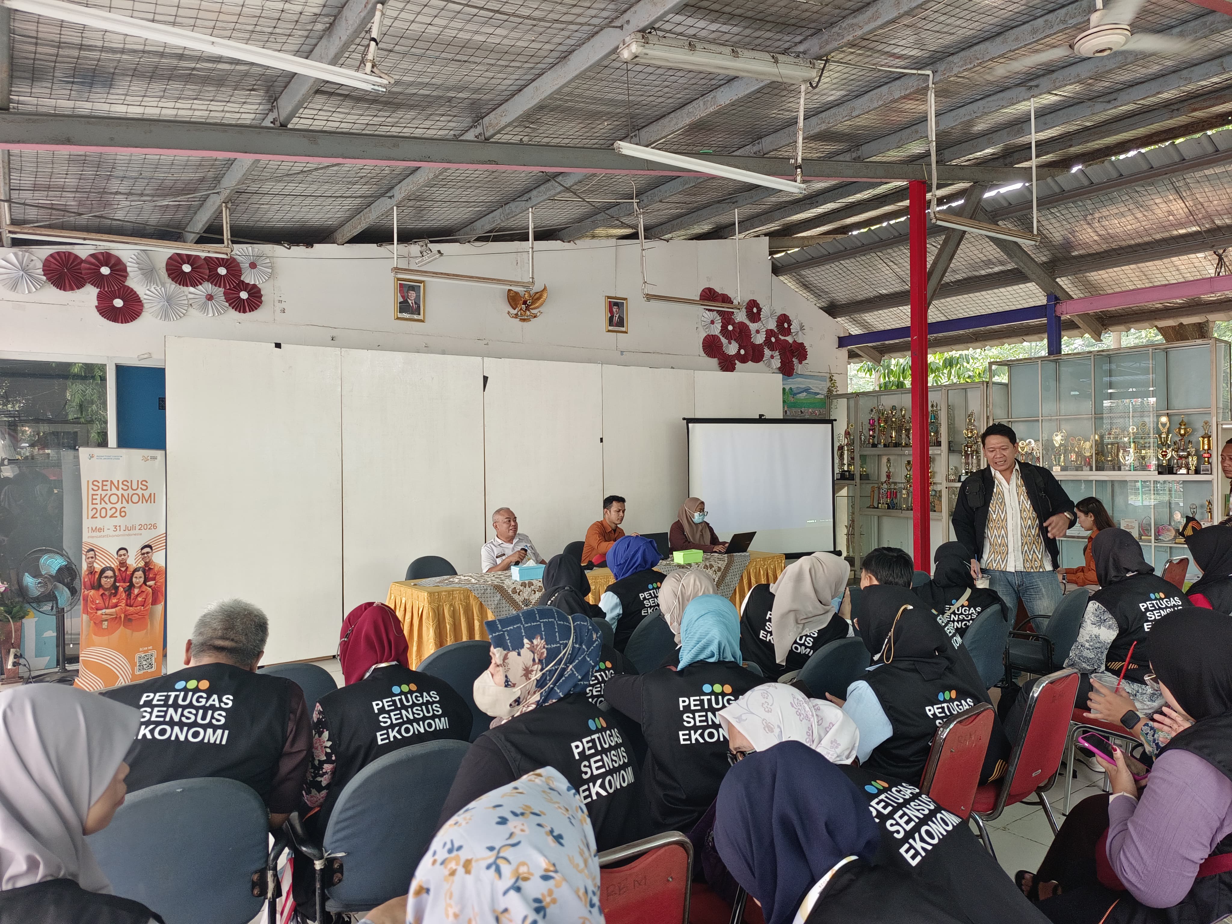 Evaluasi Petugas Sensus Ekonomi BPS Digelar di RPTRA Budi Mulia 1