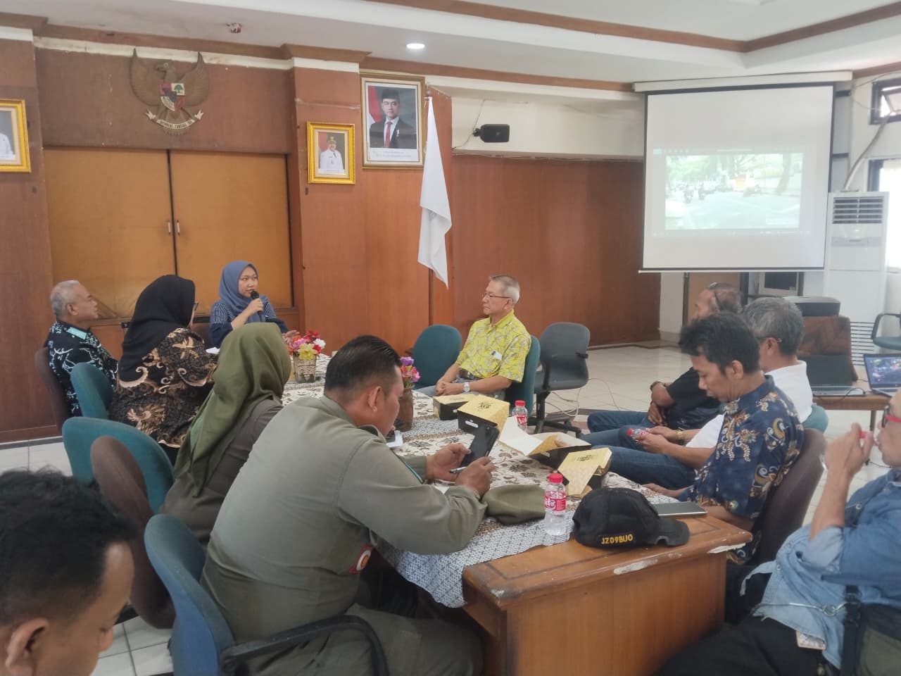 Rapat Koordinasi Bahas Penataan Parkir dan Pedagang di Taman Difabel Pademangan Barat 1