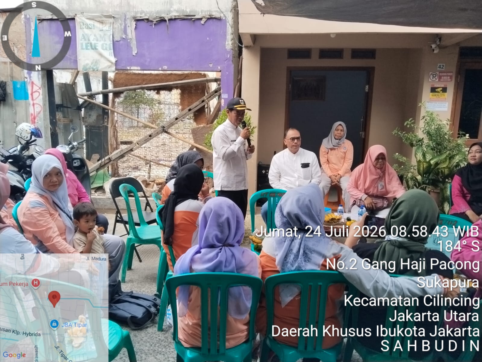 Cegah DBD, Petugas dan Warga RW 02 Kelurahan Sukapura Gelar PSN Serentak 1