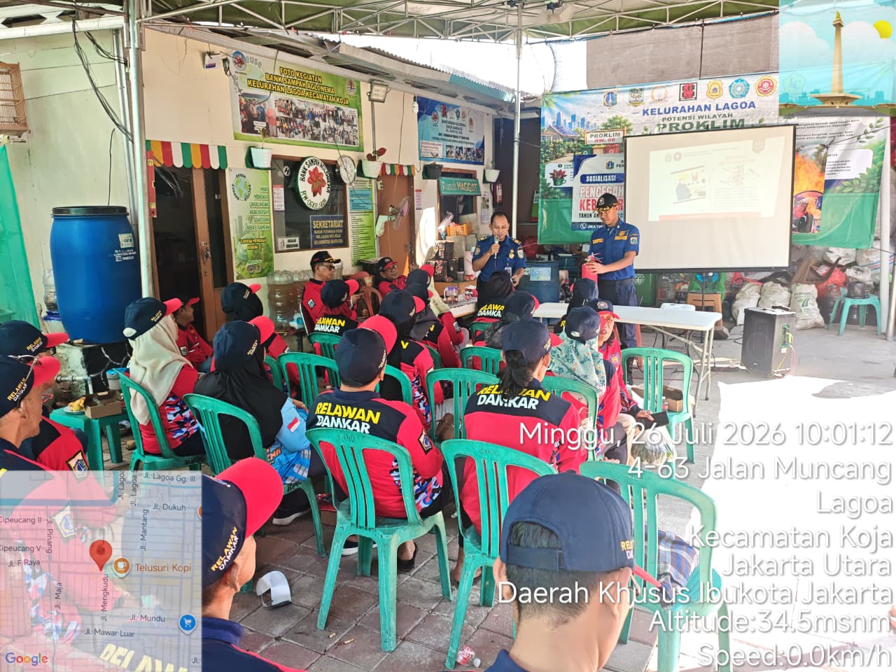 Sosialisasi Pencegahan dan Penanggulangan Kebakaran serta Pembentukan REDKAR di RW 06 Kelurahan Lagoa 3