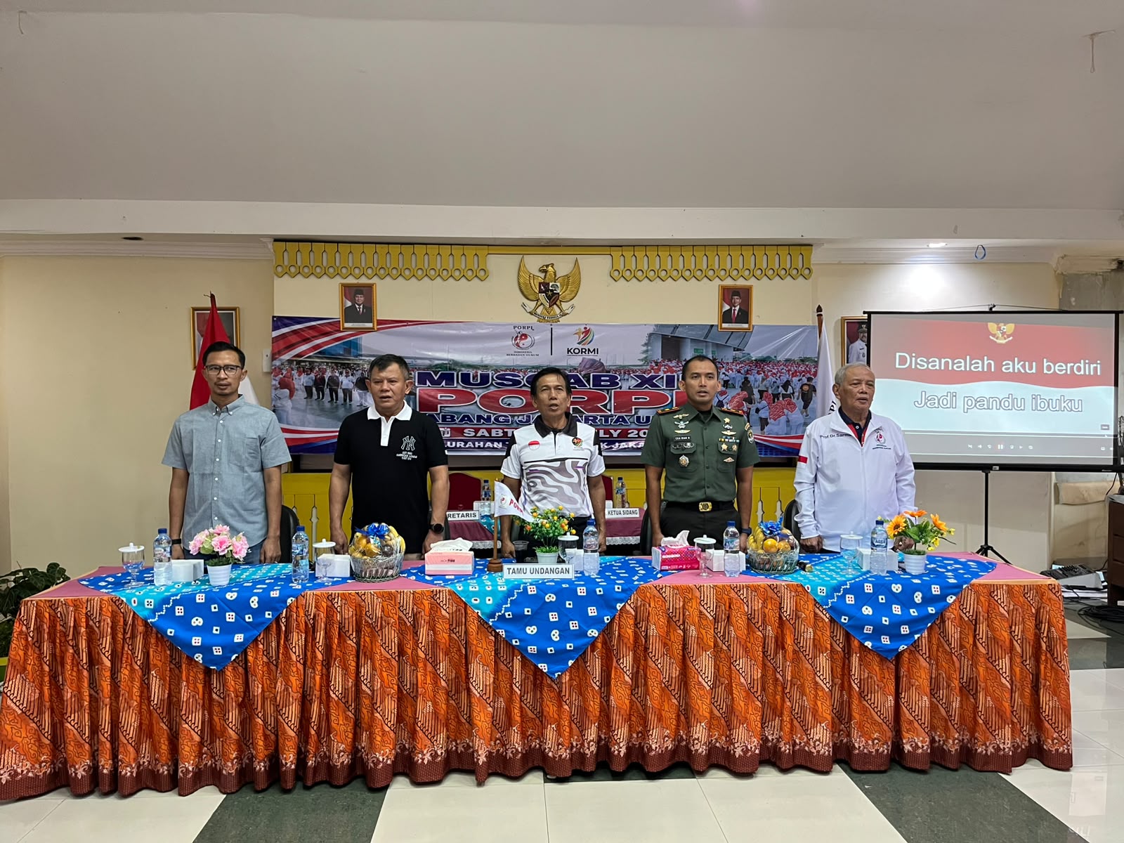 Musyawarah Cabang (MUSCAB) XII DPC PORPI Jakarta Utara Diselenggarakan di Aula Kantor Kelurahan Tanjung Priok 3