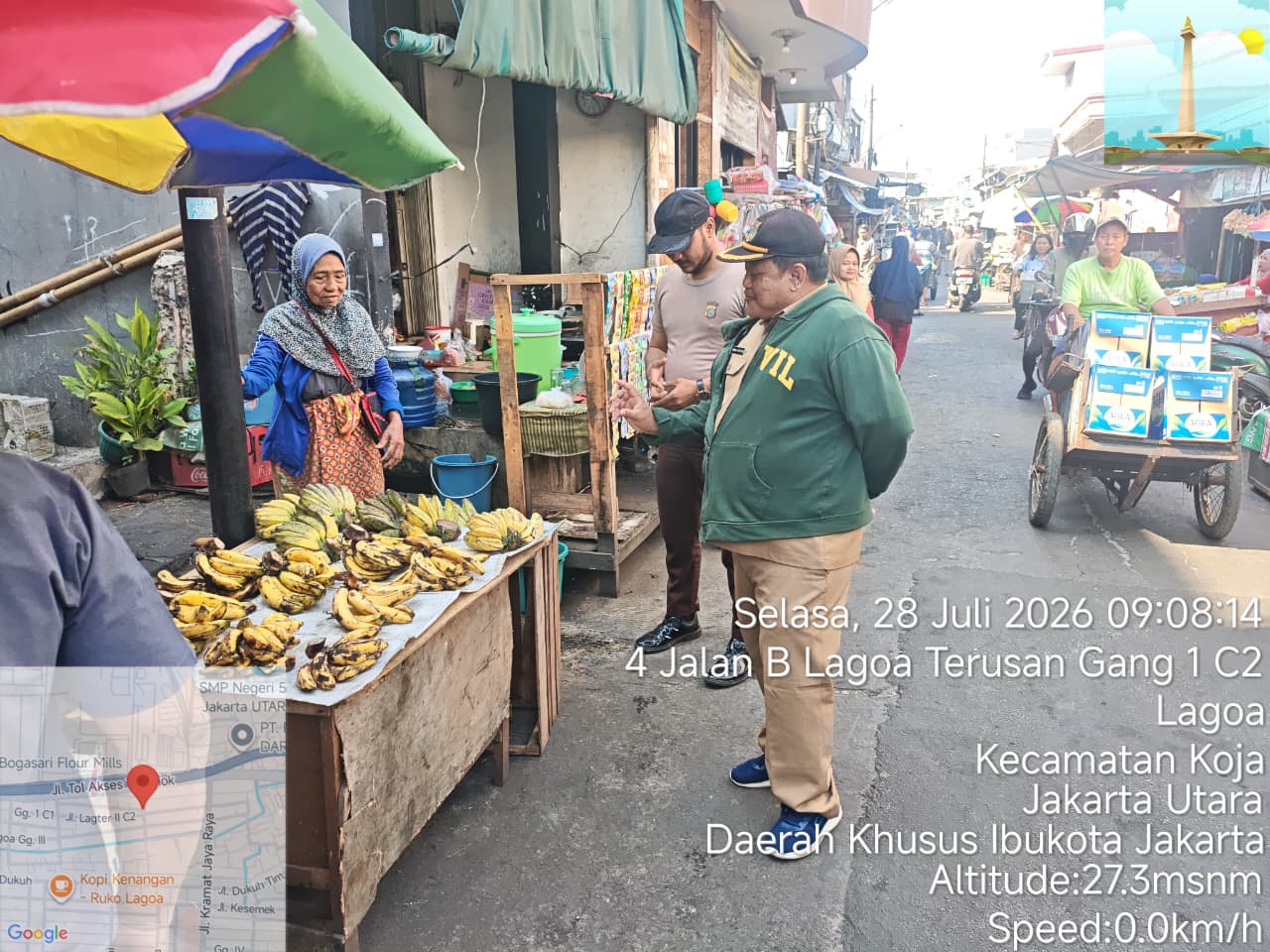 Kelurahan Lagoa Laksanakan Pendataan Pedagang Kaki Lima di Area Sekitar Pasar Jaya Waru 2