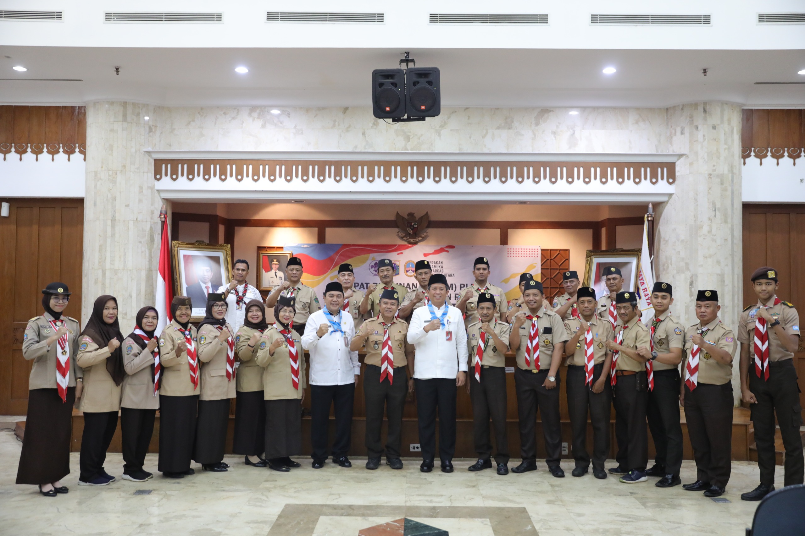 Walikota Buka Rapim Plus Kwarcab Gerakan Pramuka Jakarta Utara 